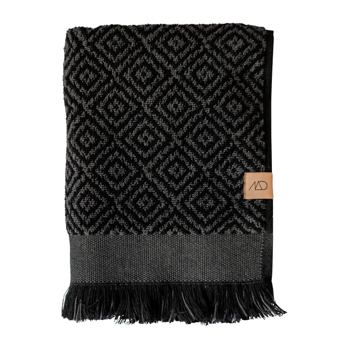Morocco handduk 70x140 cm - Black-grey - Mette Ditmer