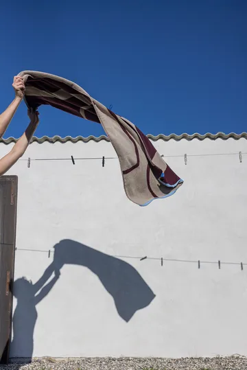 Nova Arte badhandduk 70x133 cm - Wine-sand - Mette Ditmer