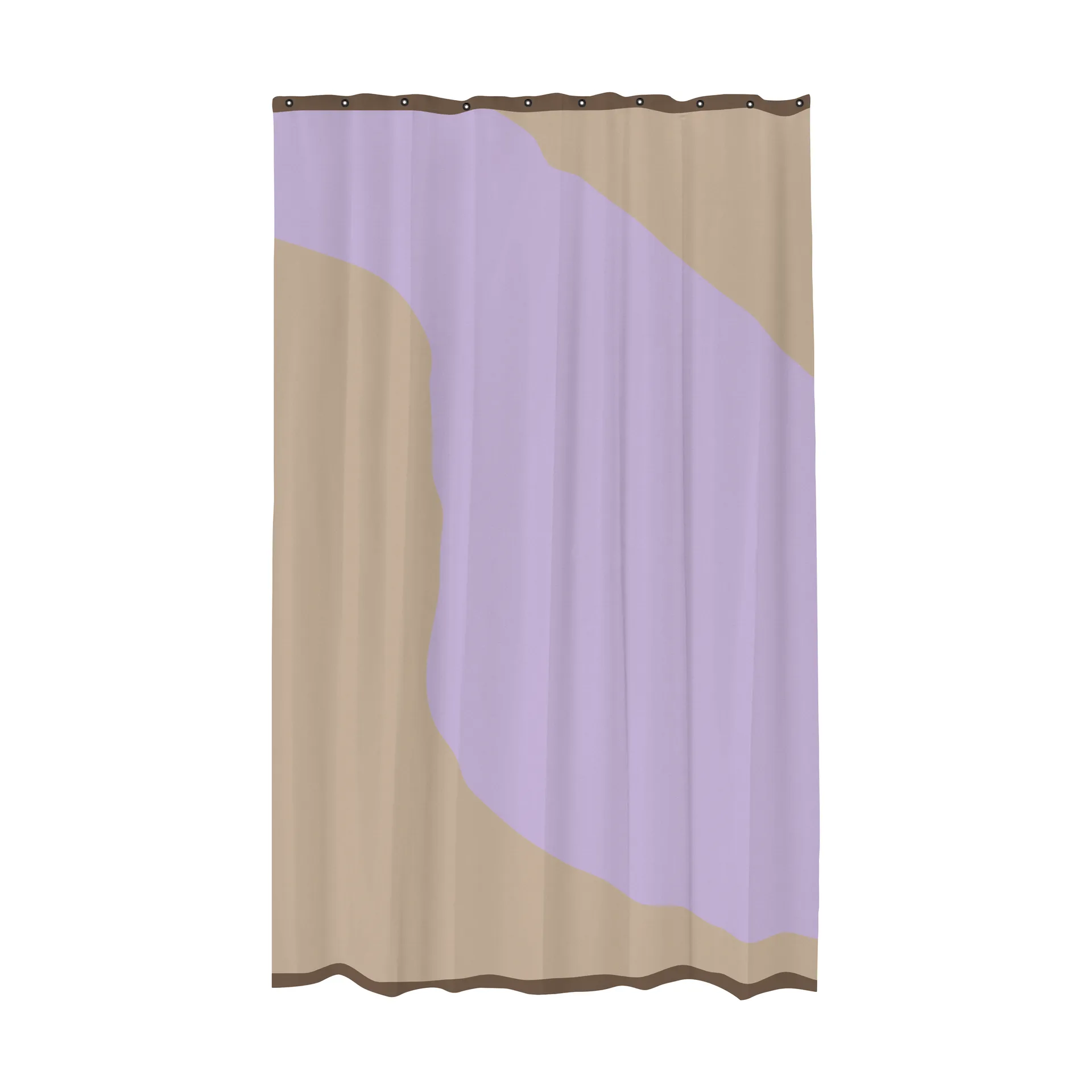 Nova Arte duschdraperi 150x200 cm, Sand-lilac Mette Ditmer