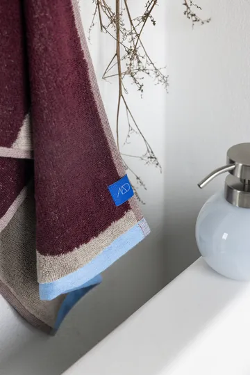 Nova Arte gästhandduk 40x55 cm 2-pack - Wine-sand - Mette Ditmer