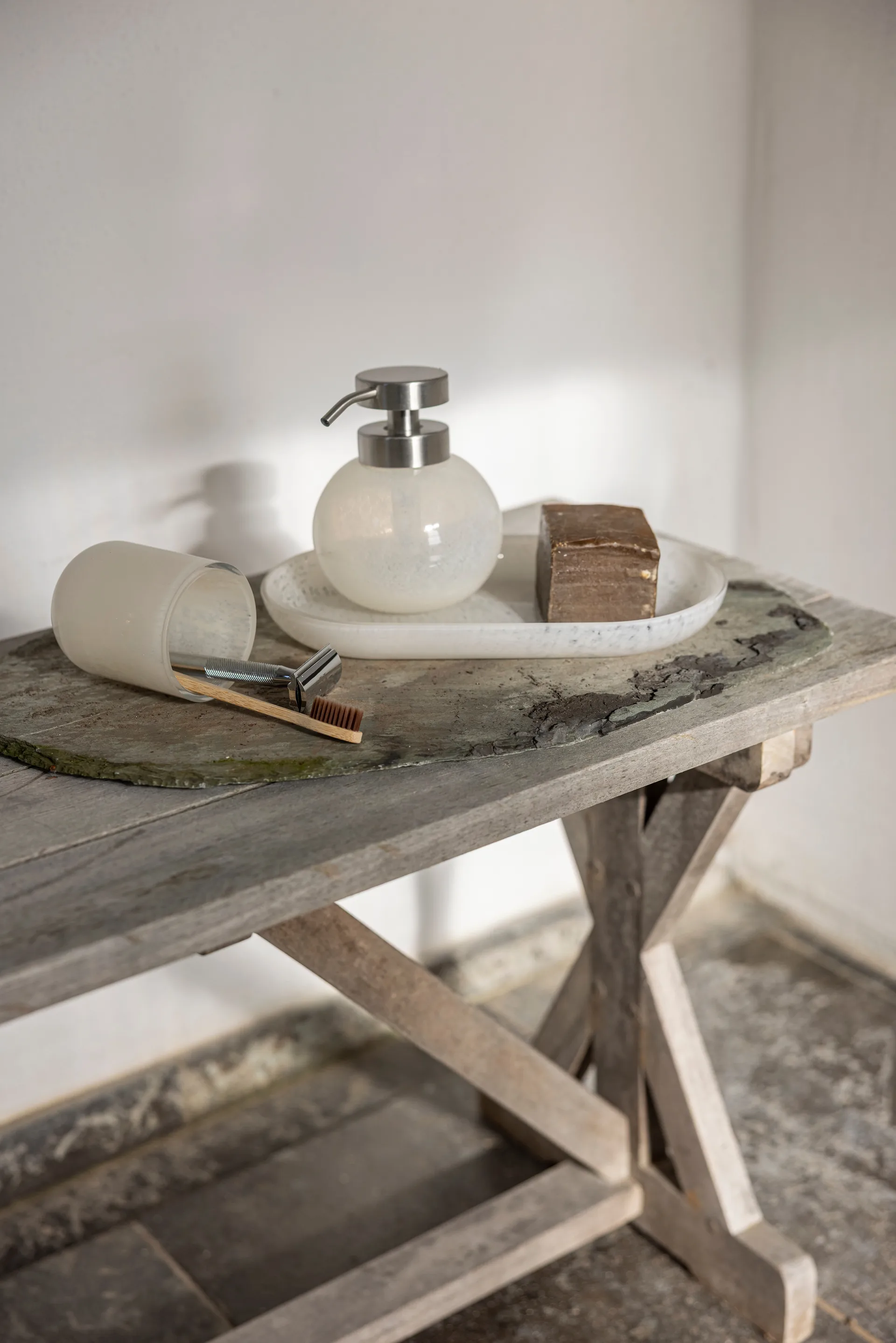 Opal tvålpump, Linen Mette Ditmer