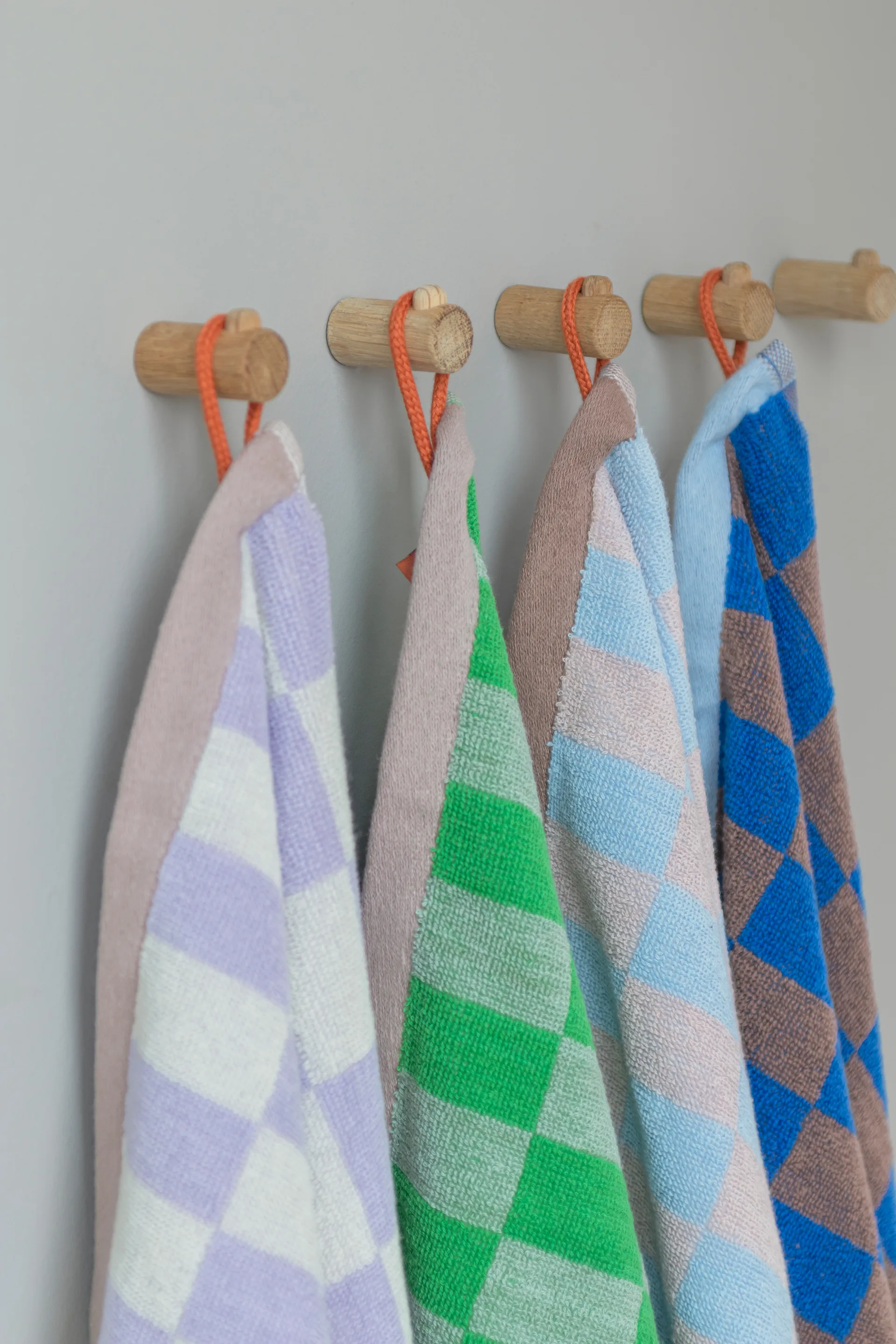 Retro handduk, Classic green, 40x55 cm, 2-pack Mette Ditmer