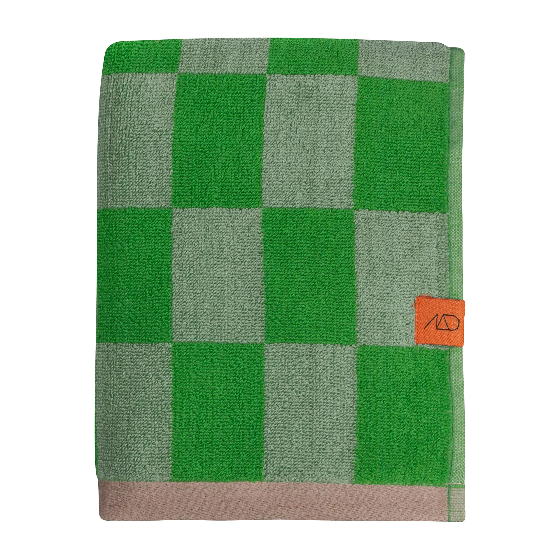 Retro handduk, Classic green, 50x90 cm Mette Ditmer