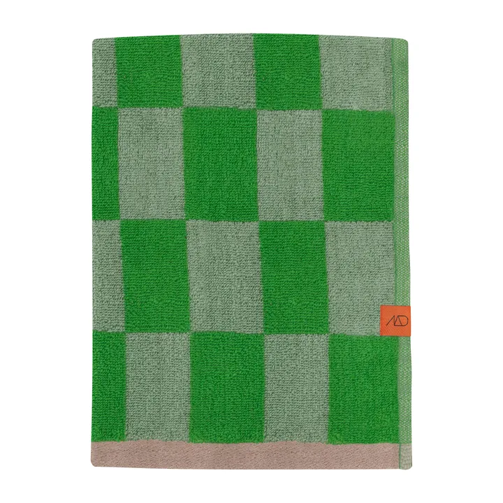 Retro handduk - Classic green, 70x133 cm - Mette Ditmer