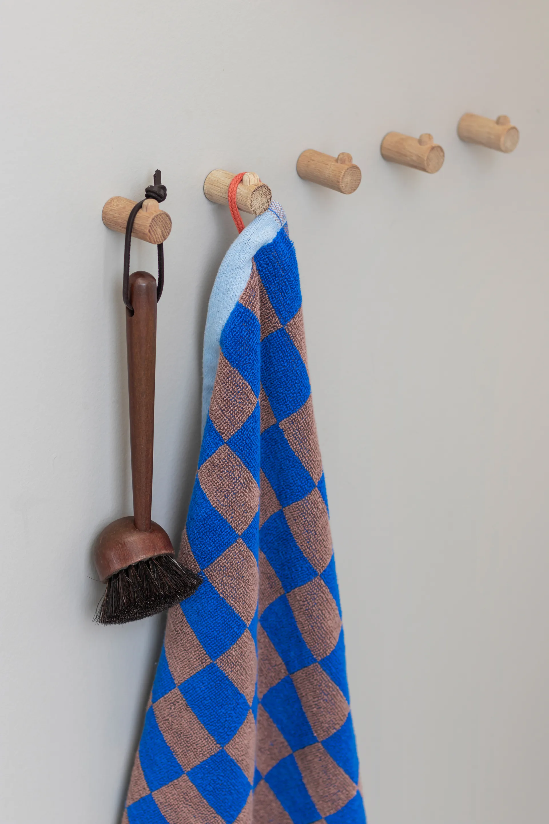 Retro handduk, Cobalt, 40x55 cm, 2-pack Mette Ditmer