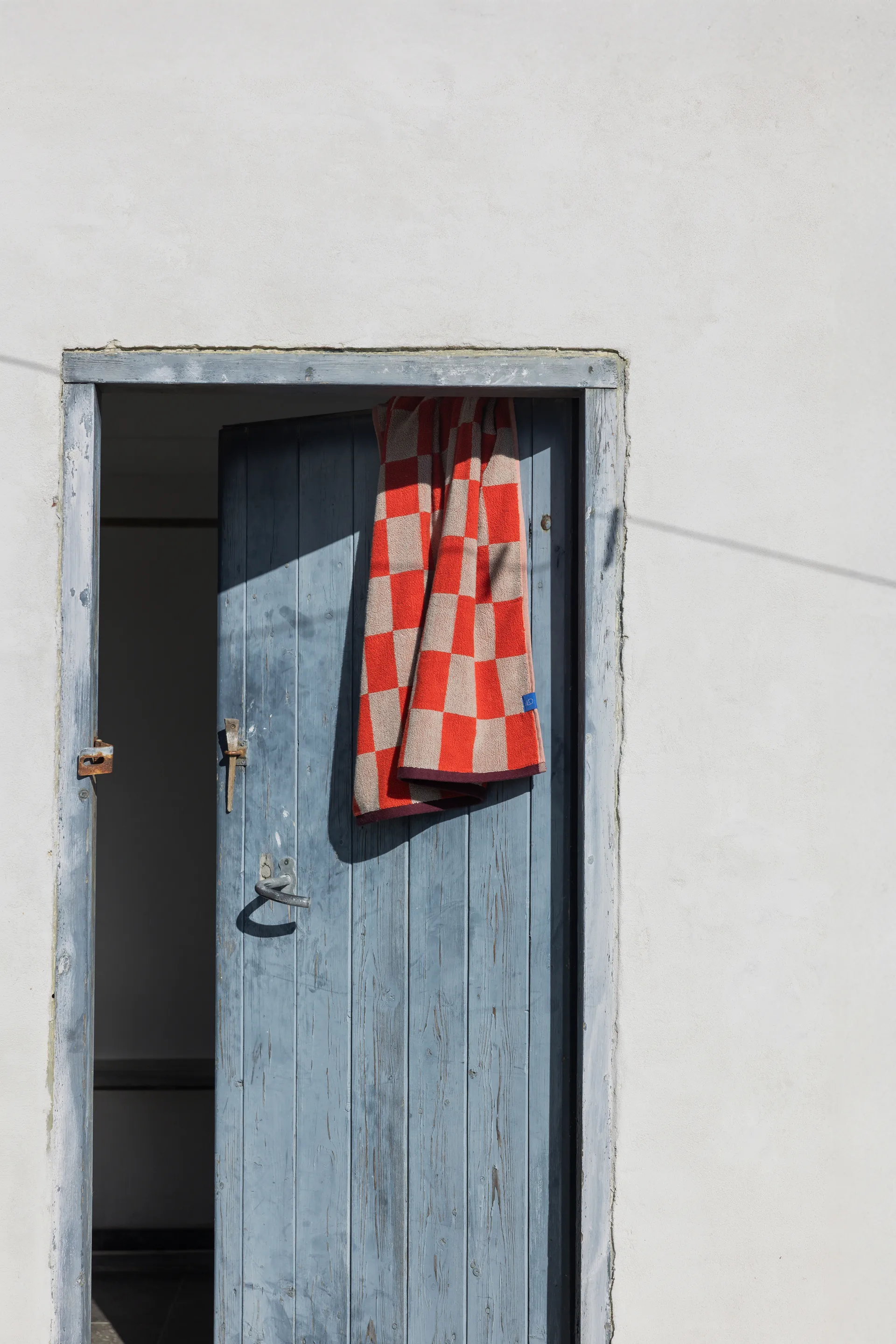 Retro handduk, Dark orange, 50x90 cm Mette Ditmer