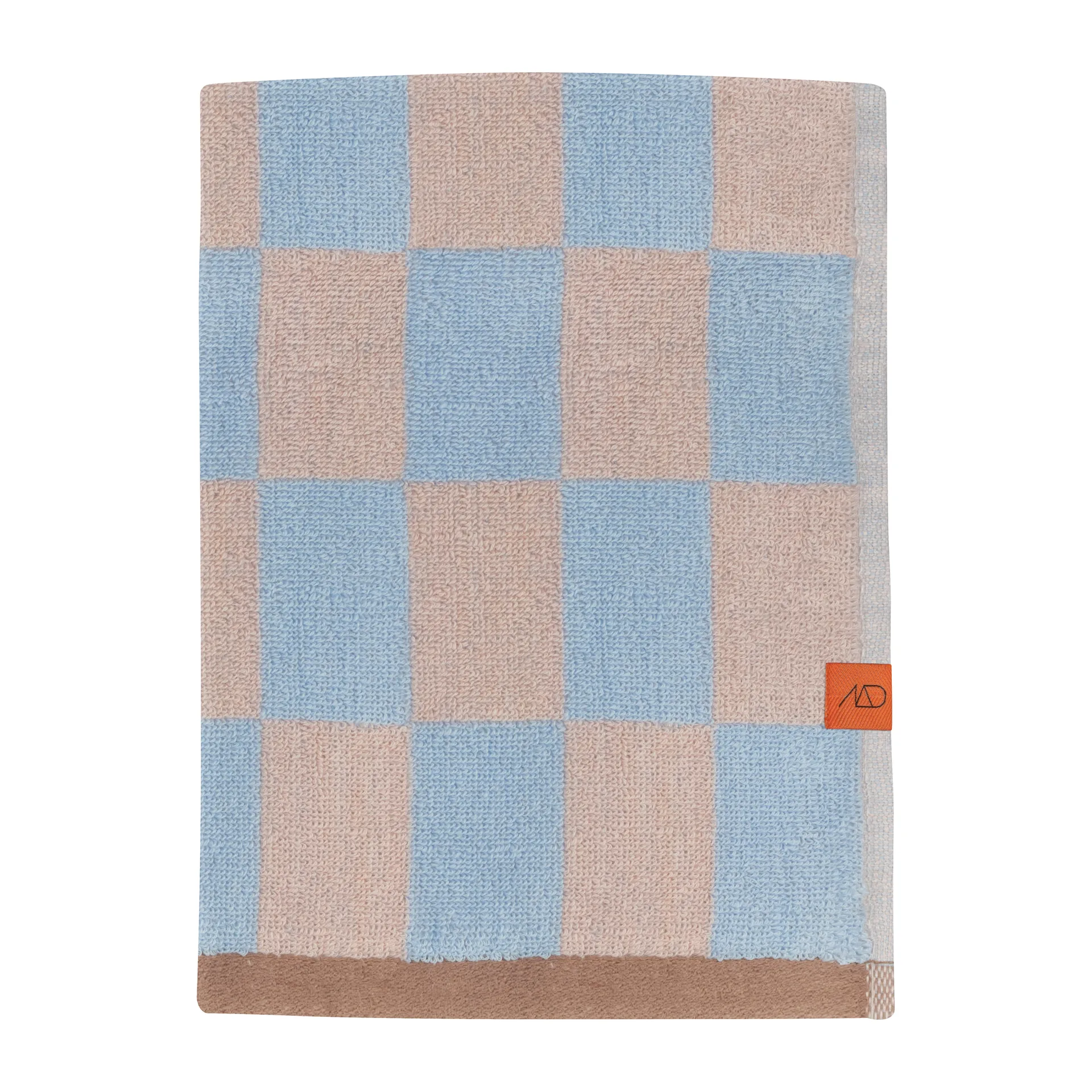 Retro handduk, Light blue, 70x133 cm Mette Ditmer