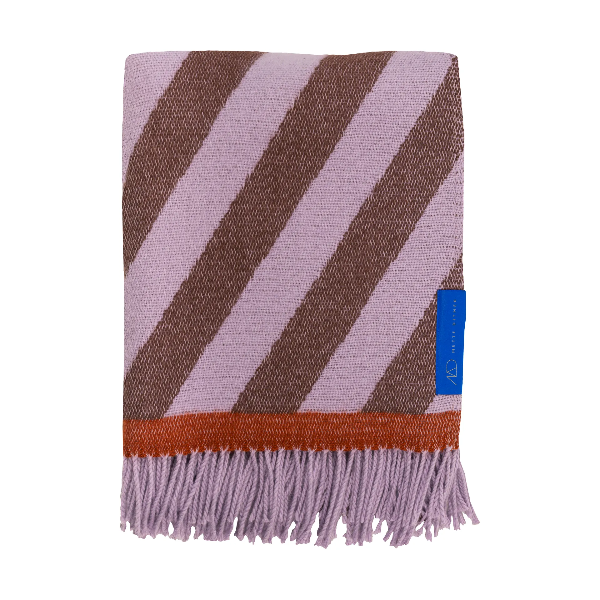Retro pläd 125x170 cm, Brown Mette Ditmer