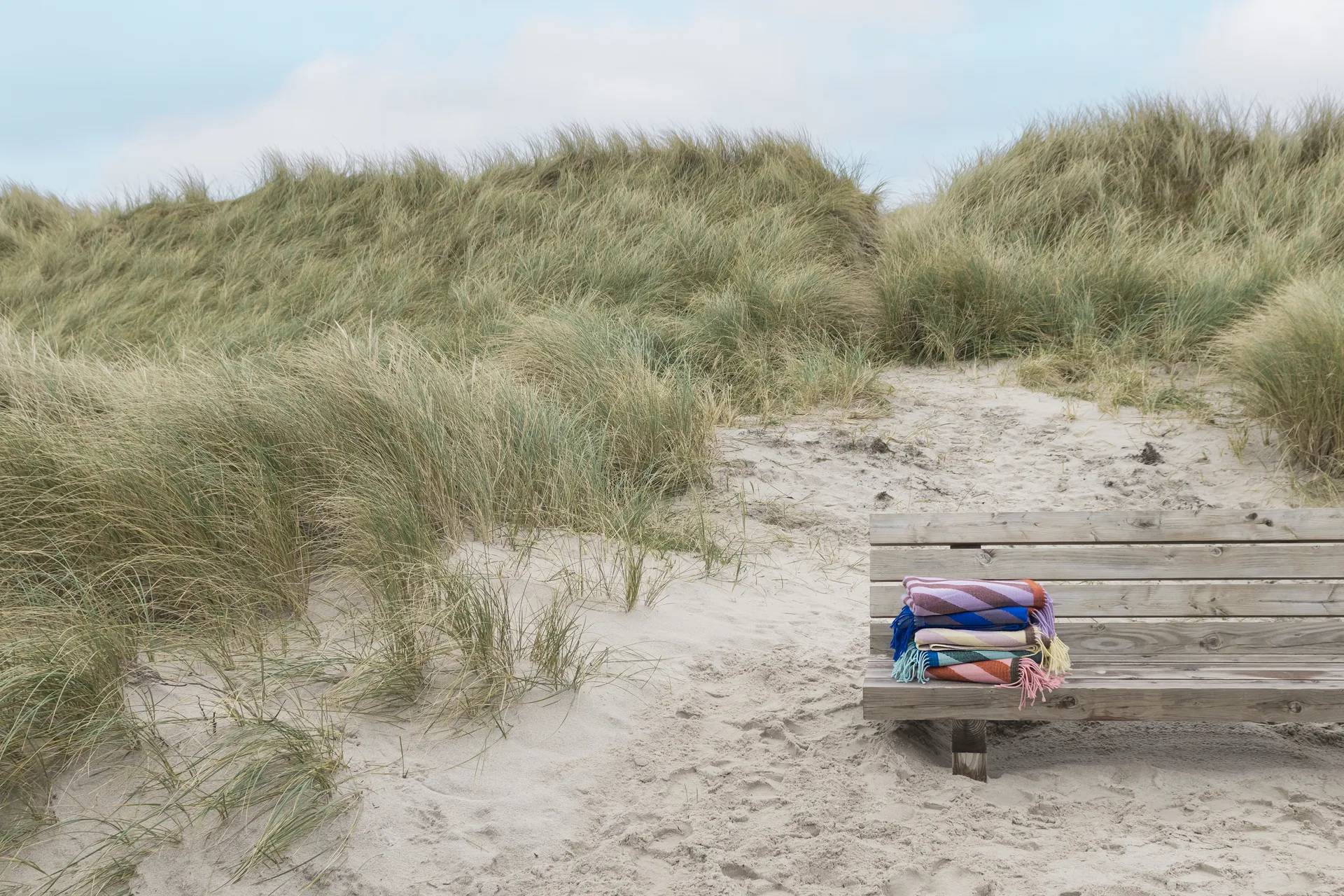 Retro pläd 125x170 cm, Lilac Mette Ditmer