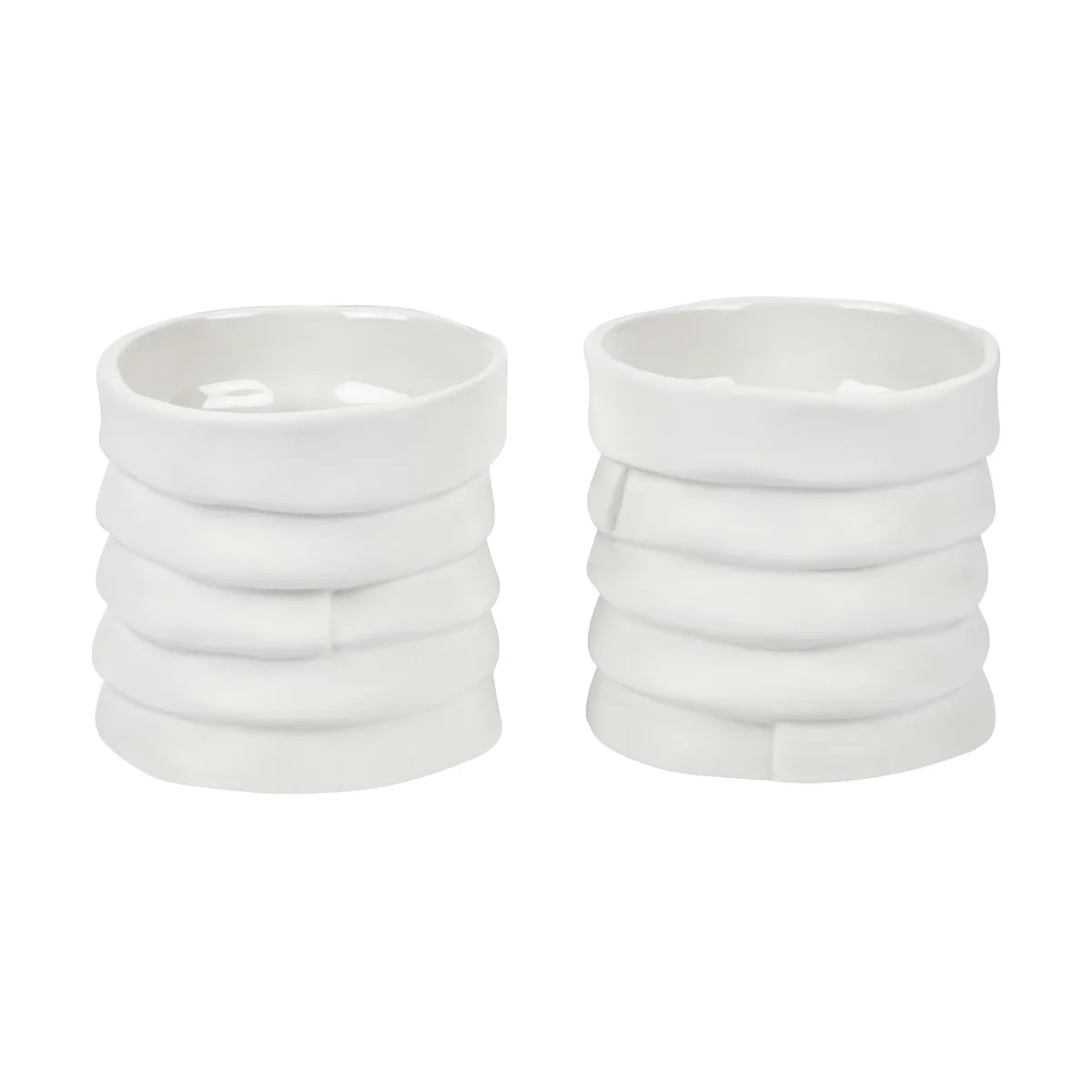 Mette Ditmer Ribbon ljuslykta Ø7 cm 2-pack Off-white