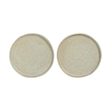 Sand Grain tallrik Ø20 cm 2-pack - Straw - Mette Ditmer