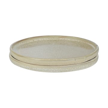 Sand Grain tallrik Ø20 cm 2-pack - Straw - Mette Ditmer