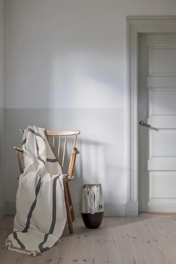 Shadow pläd - Off-white-grey, 130x175 cm - Mette Ditmer