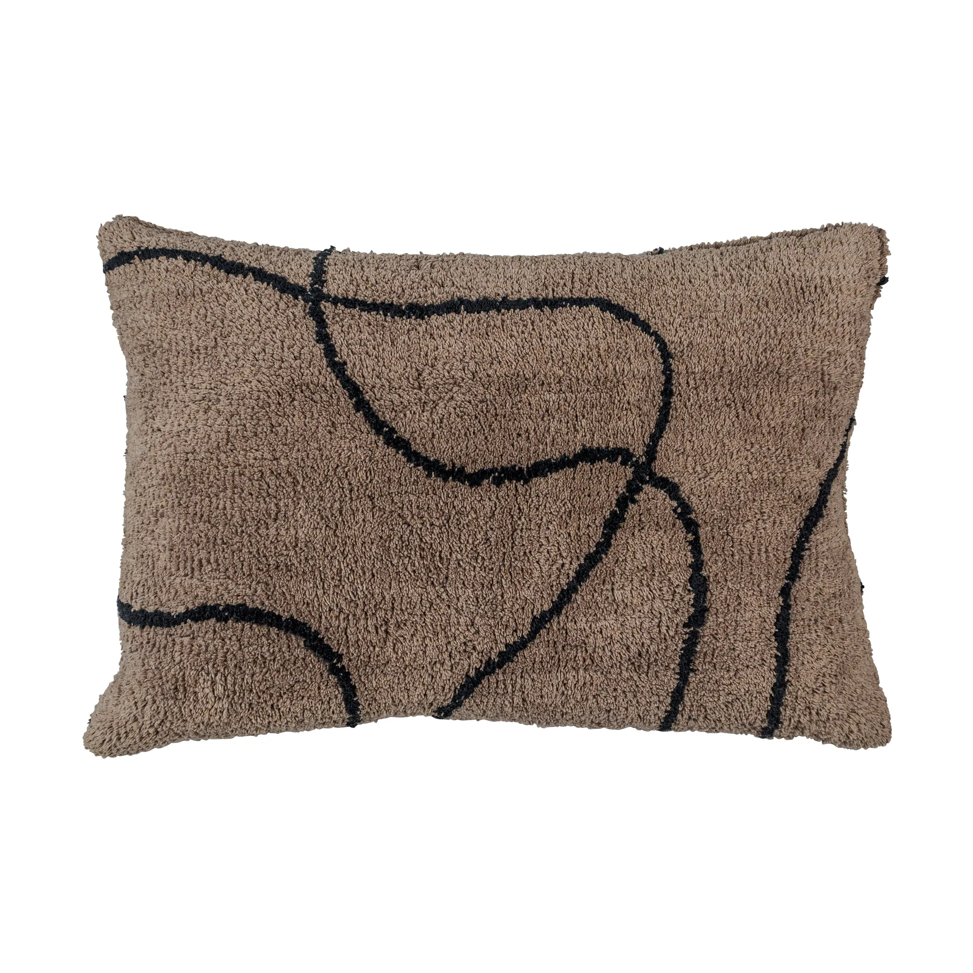 Shadow tuftat kuddfodral 40x60 cm, Brown Mette Ditmer