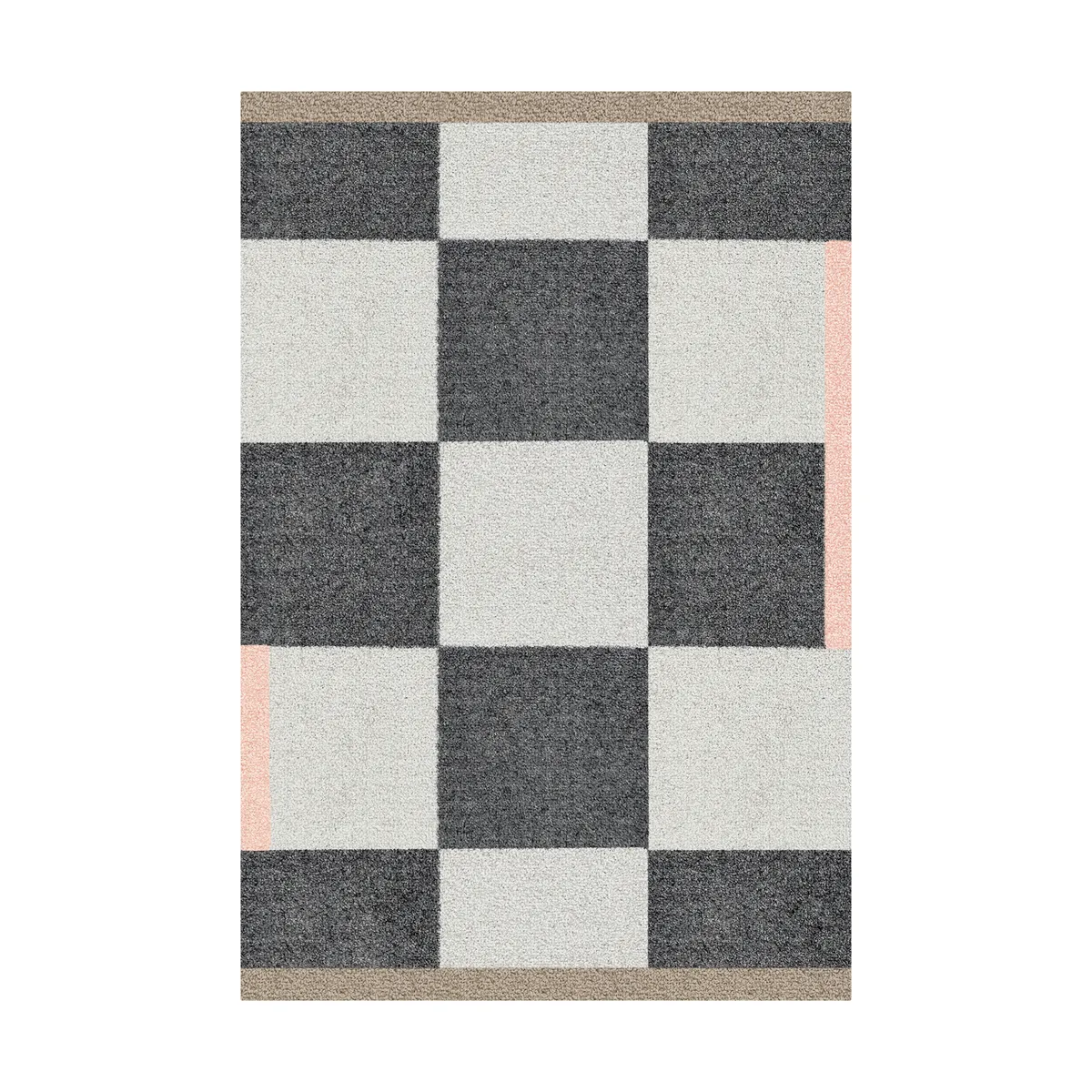 Mette Ditmer Square all-round dörrmatta Dark grey, 55x80 cm