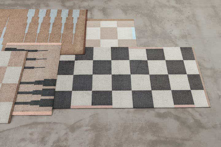 Square all-round gångmatta - Dark grey, 70x150 cm - Mette Ditmer