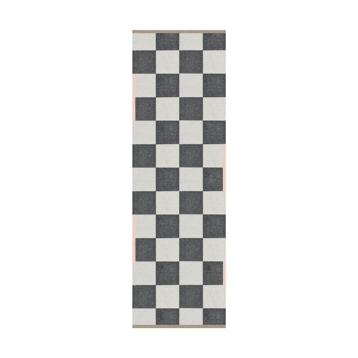 Mette Ditmer Square all-round gångmatta Dark grey, 77x240 cm