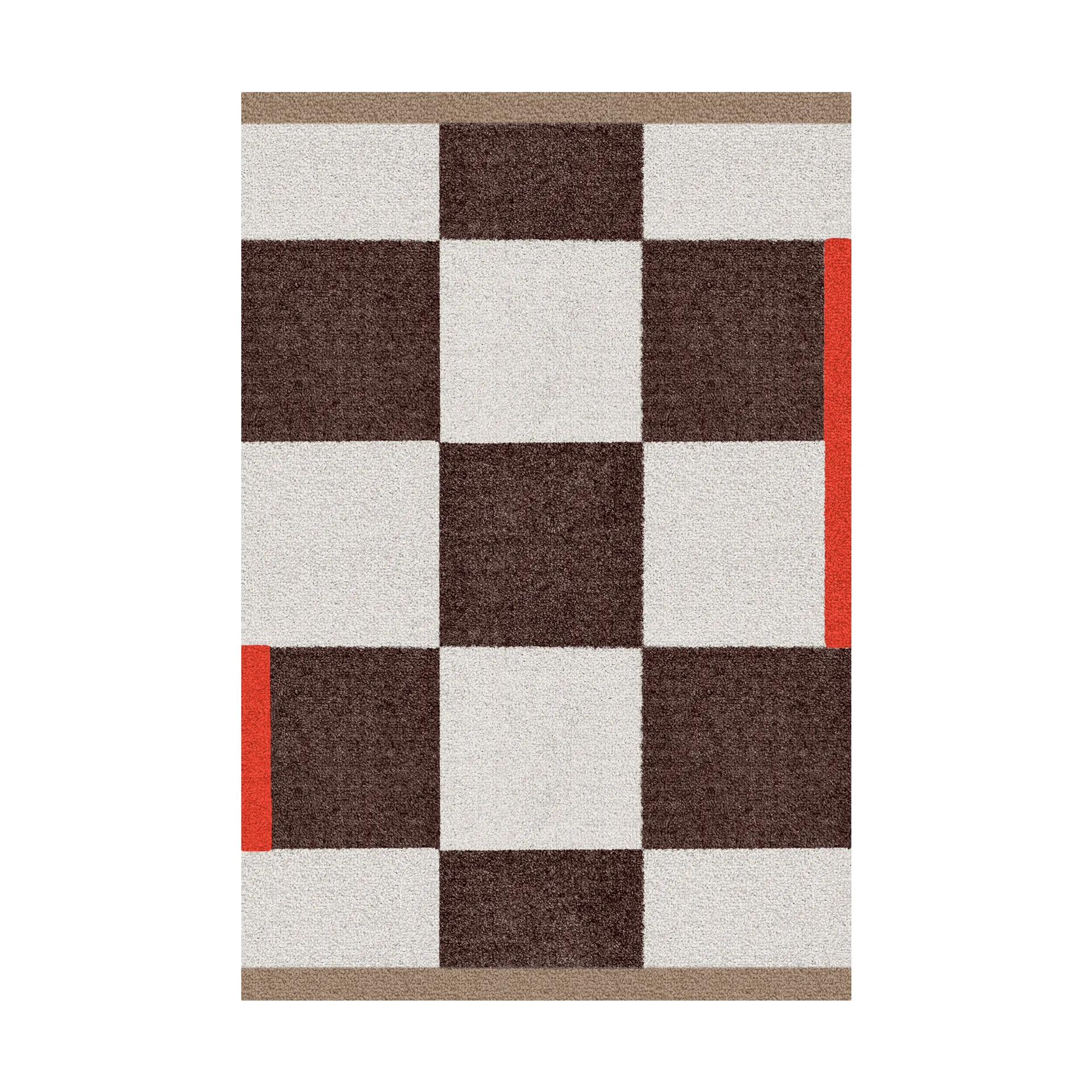 Square all-round matta small, Brown Mette Ditmer