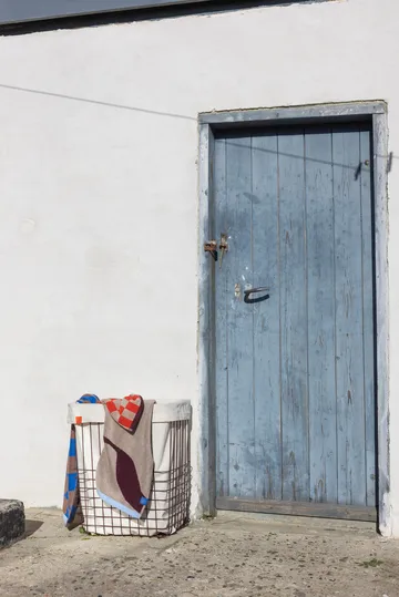 Store-it förvaringskorg med bomullspåse large - Wine - Mette Ditmer