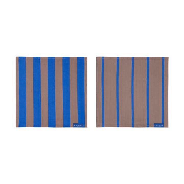 Stripes disktrasa 33x33 cm 2-pack - Blush - Mette Ditmer