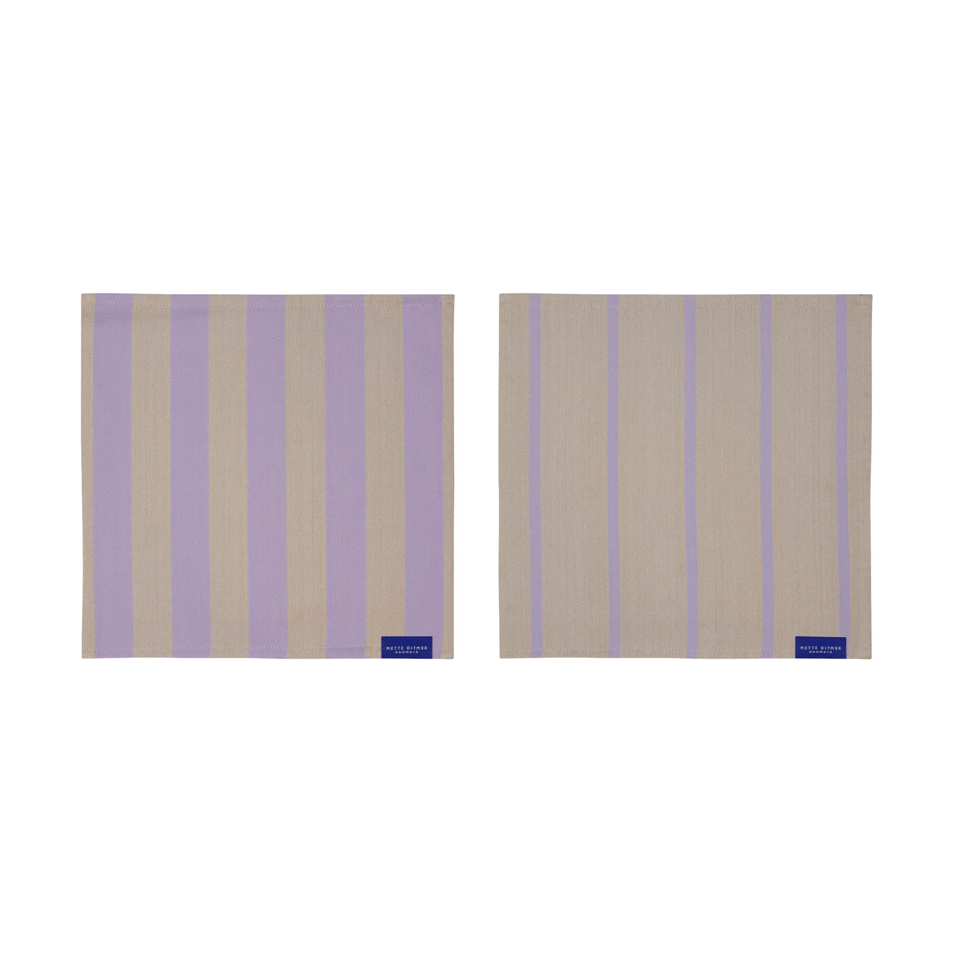 Stripes disktrasa 33x33 cm 2-pack, Sand Mette Ditmer