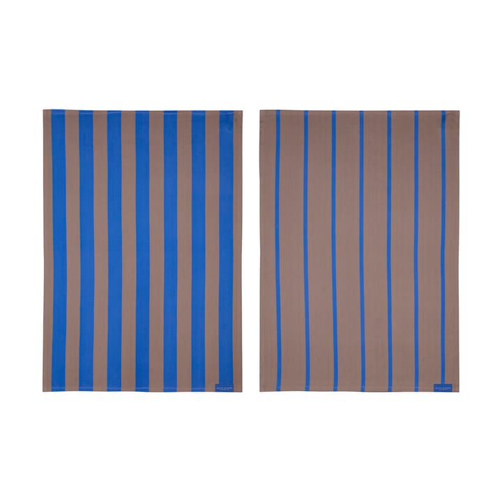 Stripes kökshandduk 50x70 cm 2-pack - Blush - Mette Ditmer