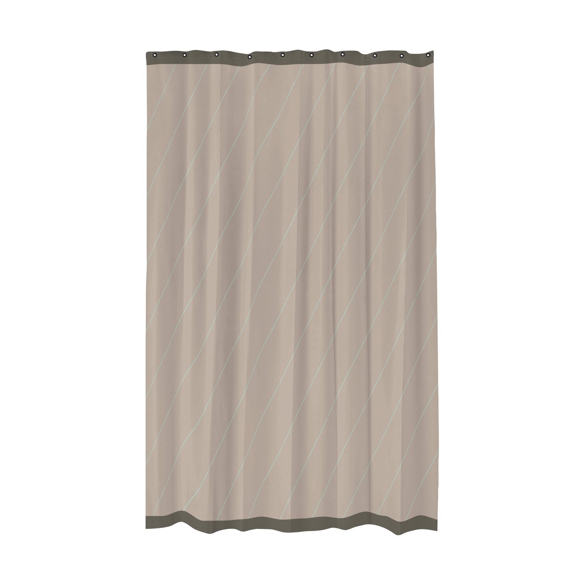 Mette Ditmer Subtle duschdraperi 150x200 cm Mint | Skandinavisk Design | Duschdraperier | Beige