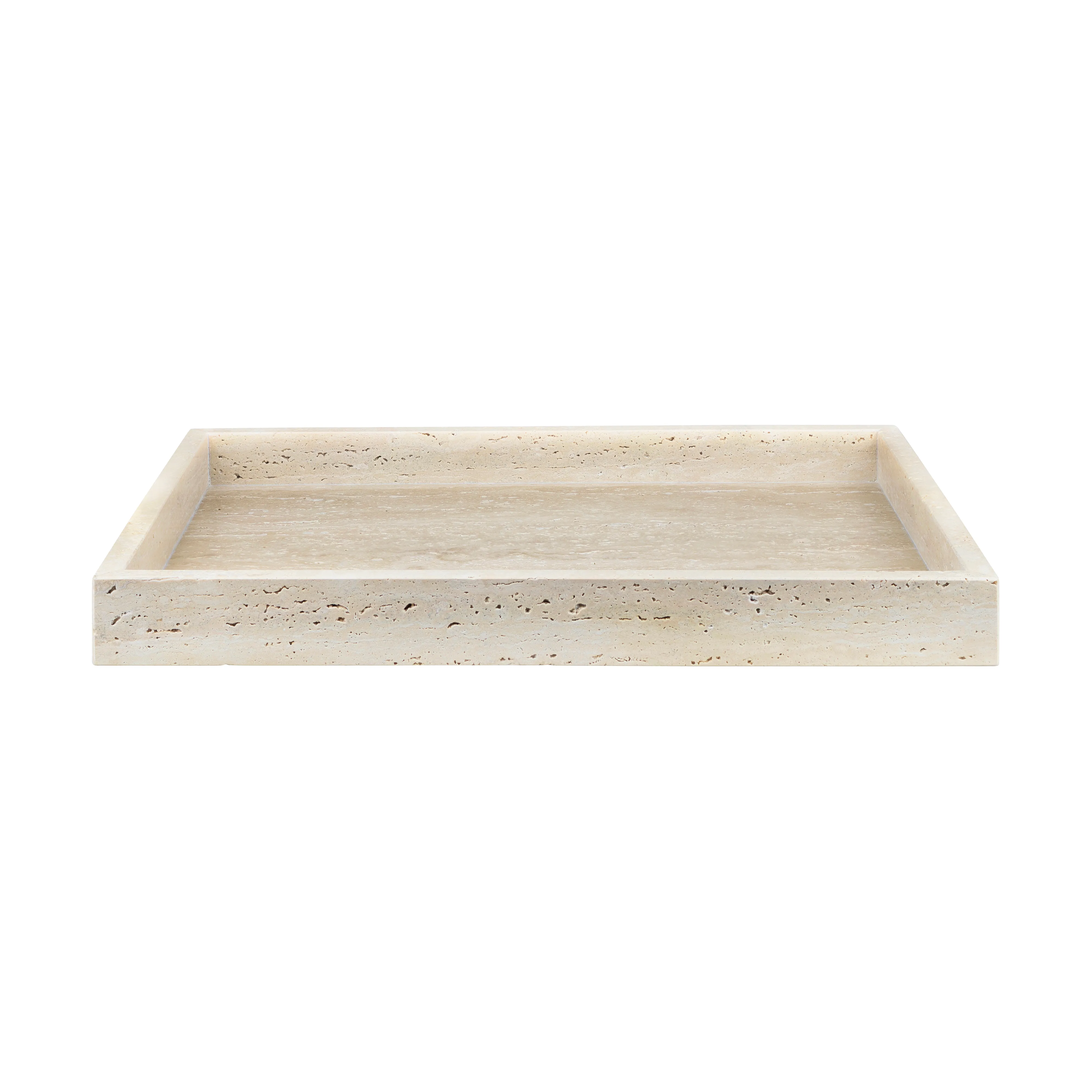 Travertine dekorationsbricka 30x40 cm, Linen