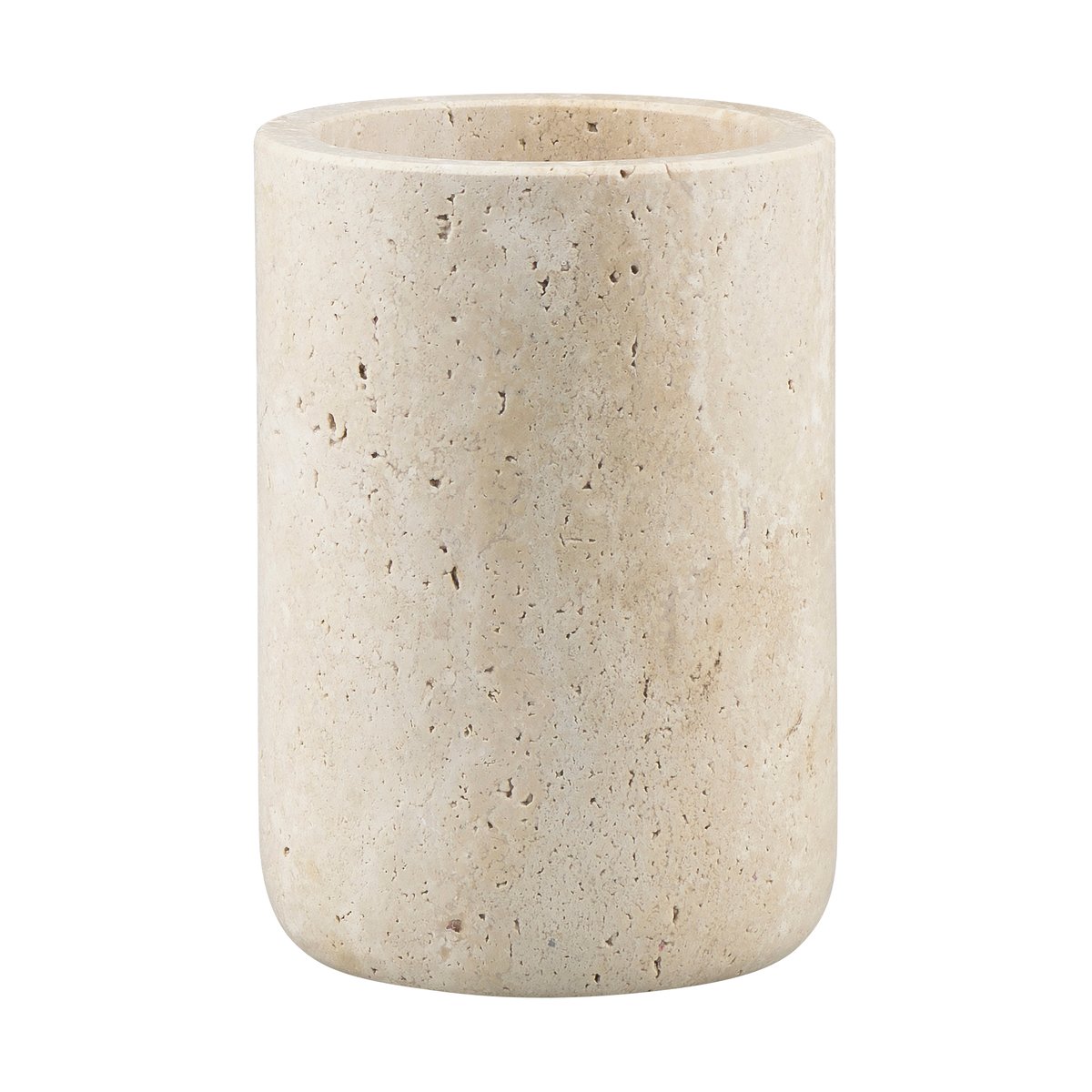 Mette Ditmer Travertine tandborsthållare 10 cm Linen