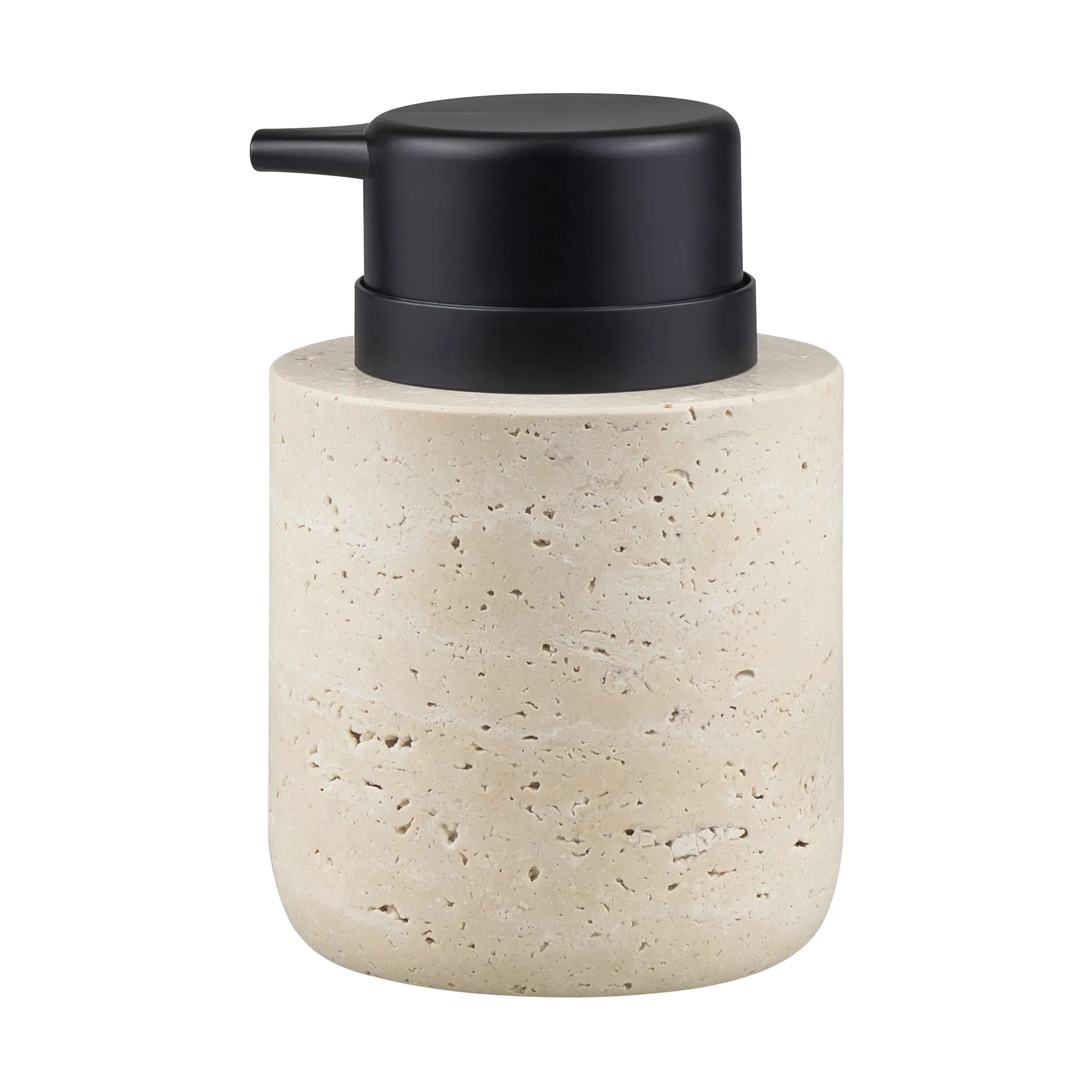 Travertine tvålpump 12,5 cm, Linen Mette Ditmer
