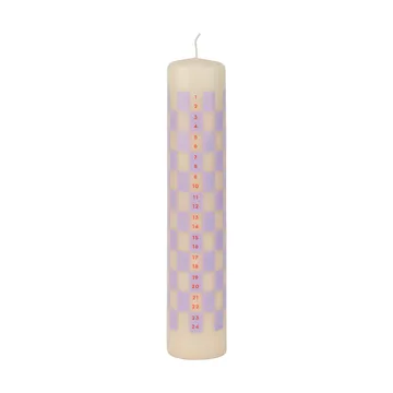 Twentyfour kalenderljus 25 cm - Light lilac - Mette Ditmer