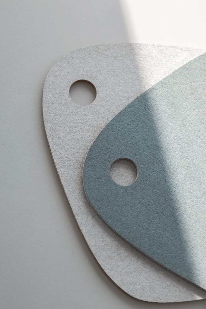 Twin bordstablett vändbar, Slate blue-light grey Mette Ditmer