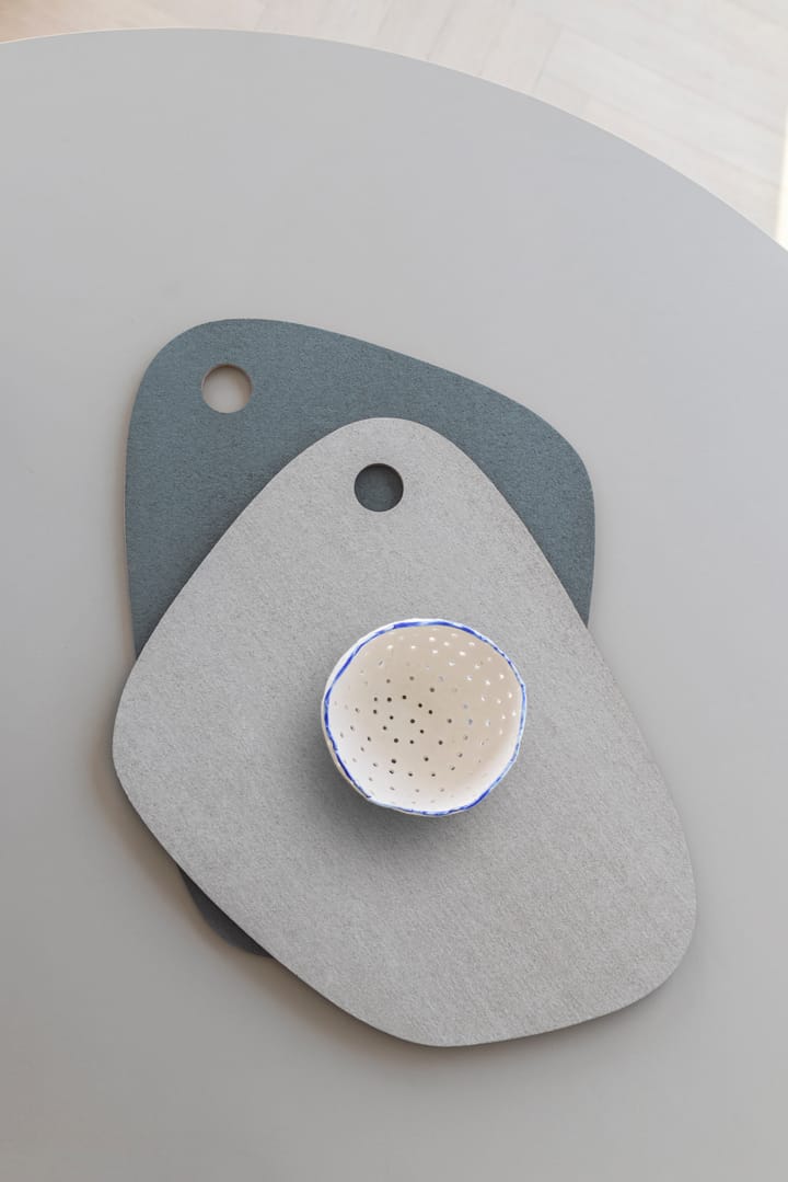 Twin bordstablett vändbar, Slate blue-light grey Mette Ditmer