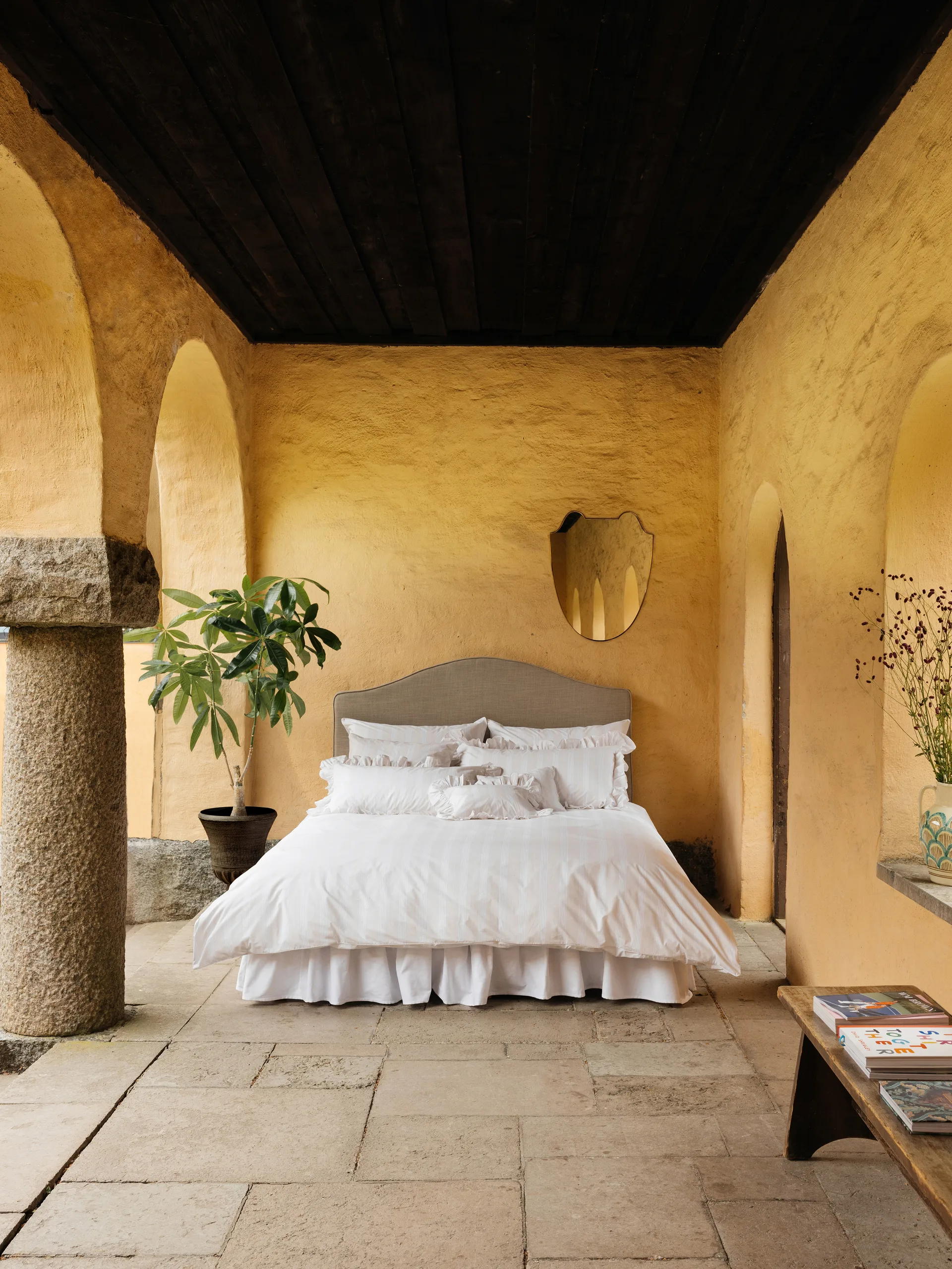 Camicia påslakan, Beige, 220x220 cm Mille Notti