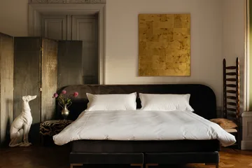 Dolce Vita påslakan - Vit, 220x220 cm - Mille Notti