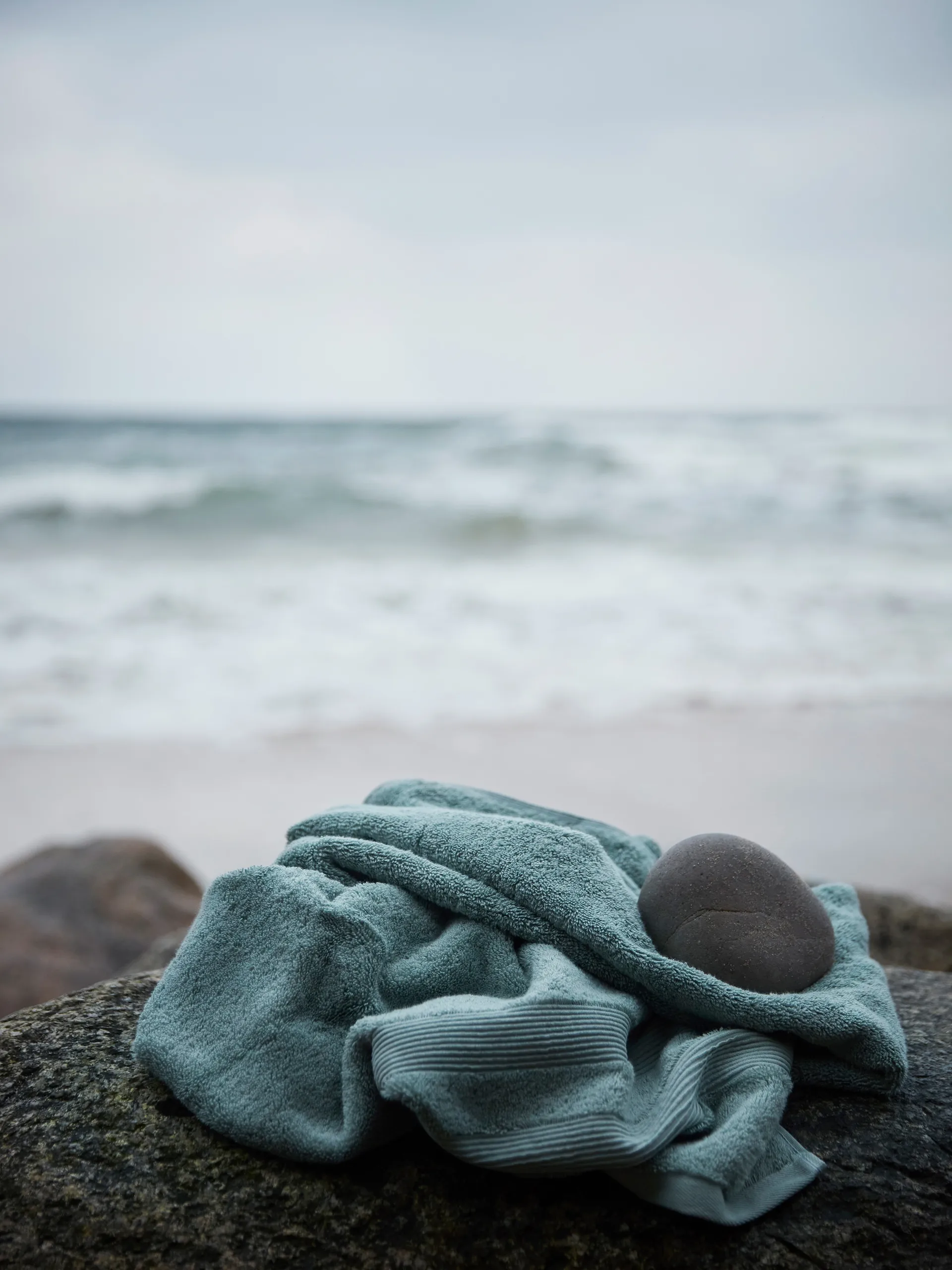 Fontana Handduk EKO, Grågrön, 30x50 cm Mille Notti