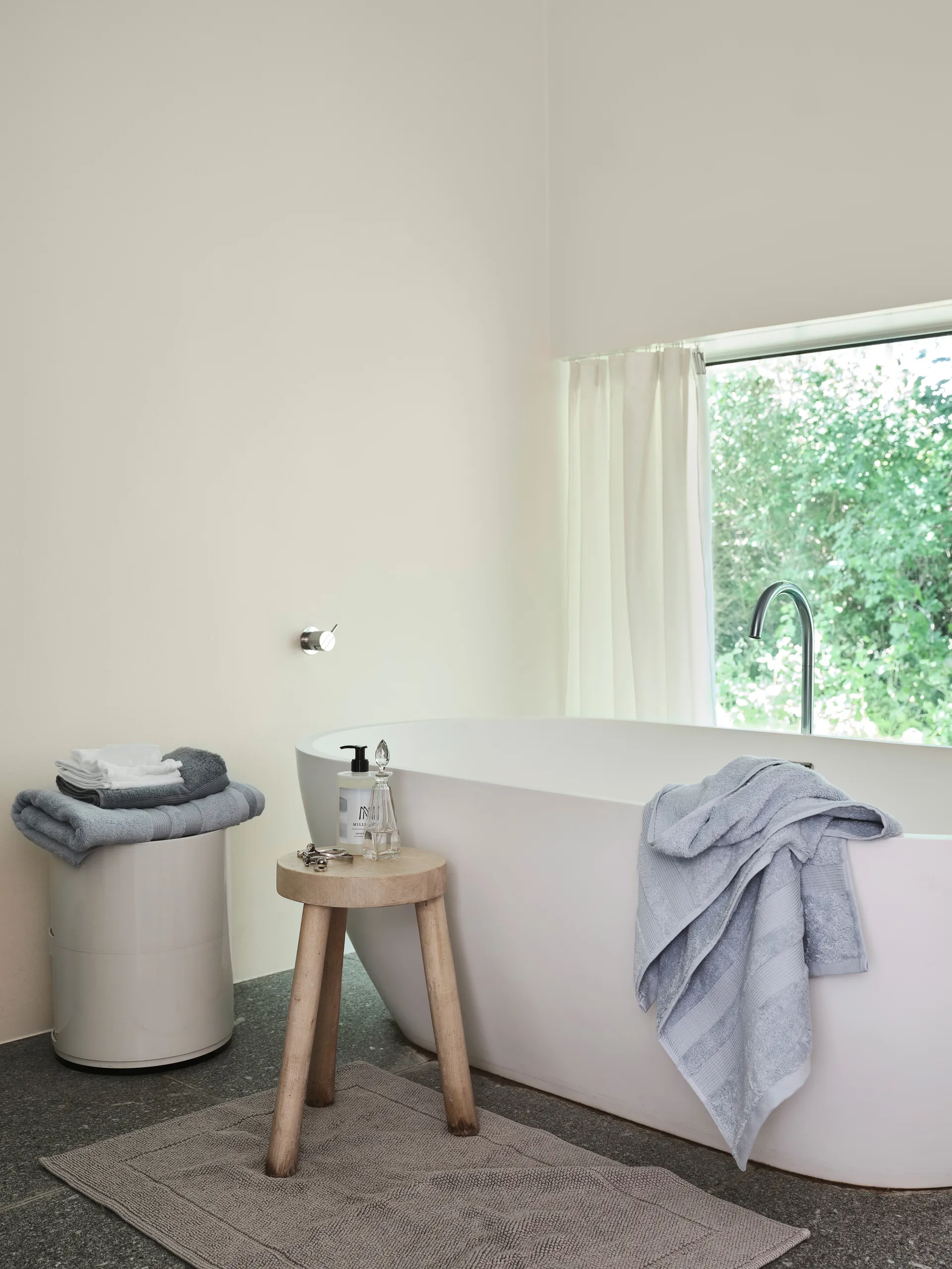 Fontana Handduk EKO, Isblå, 100x150 cm Mille Notti