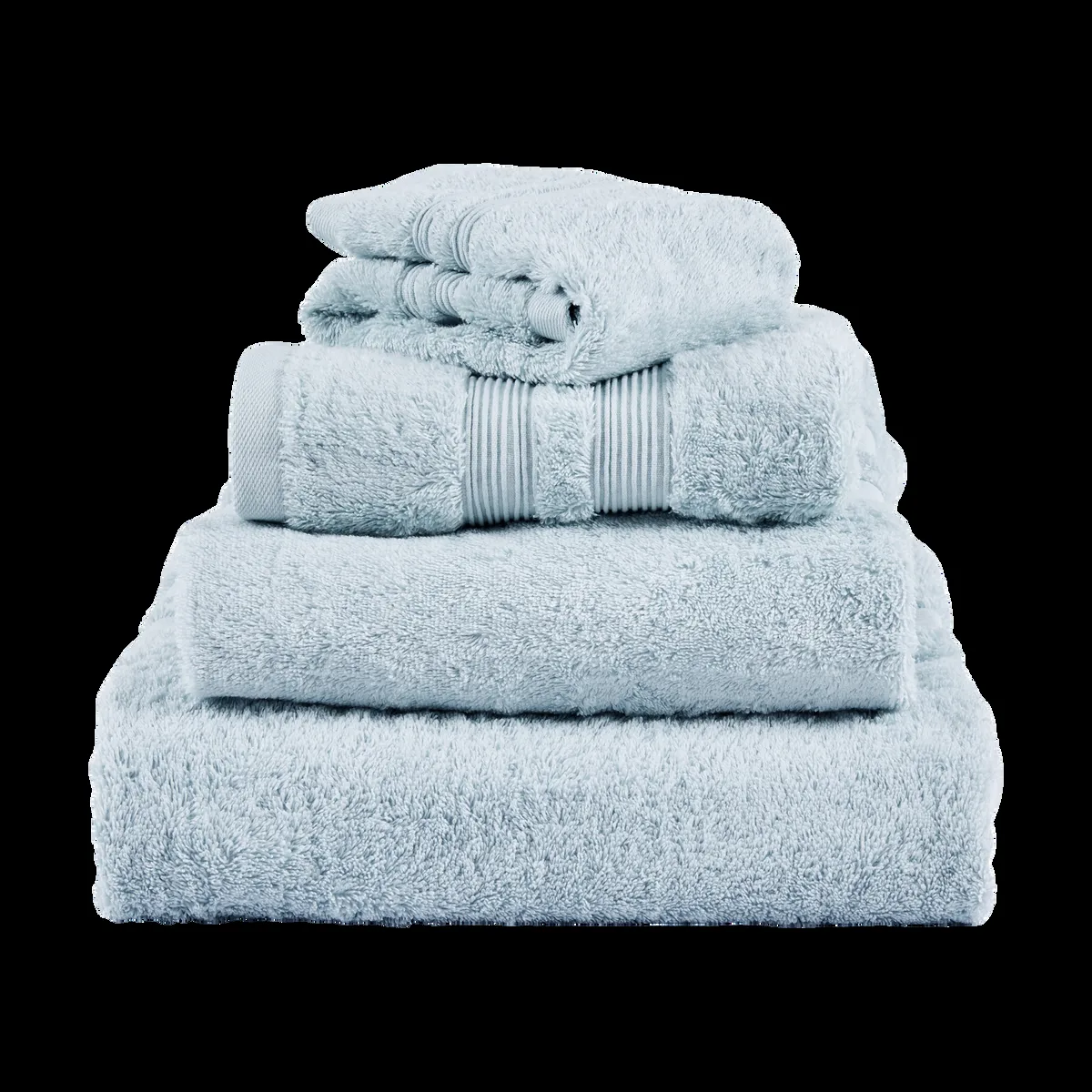 Mille Notti Fontana Handduk EKO Isblå, 50x70 cm