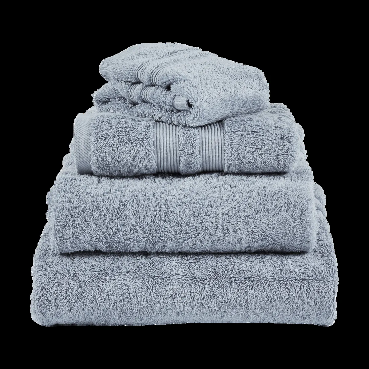 Mille Notti Fontana Handduk EKO Ljusblå, 30x50 cm