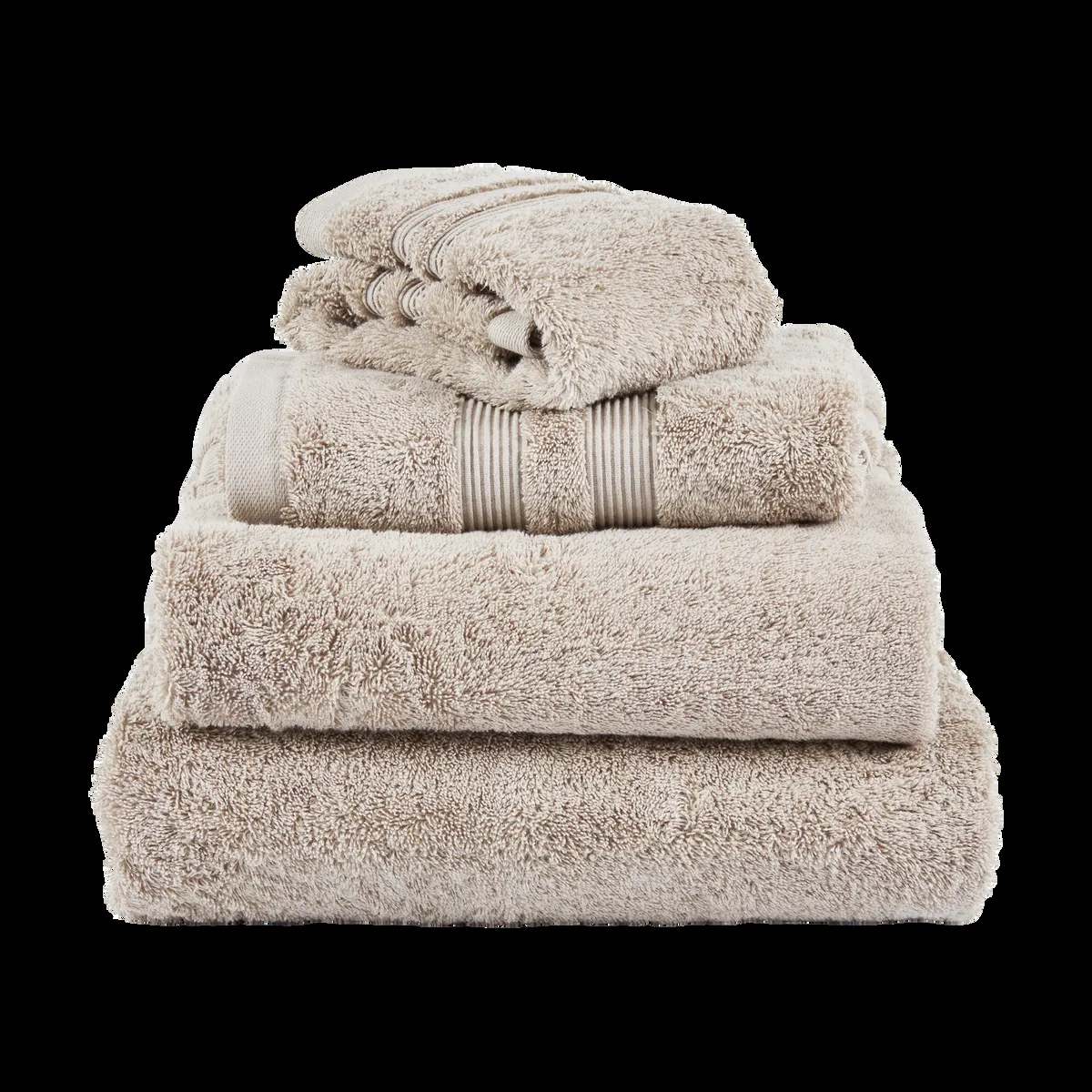 Mille Notti Fontana Handduk EKO Ljusbrun, 70x140 cm