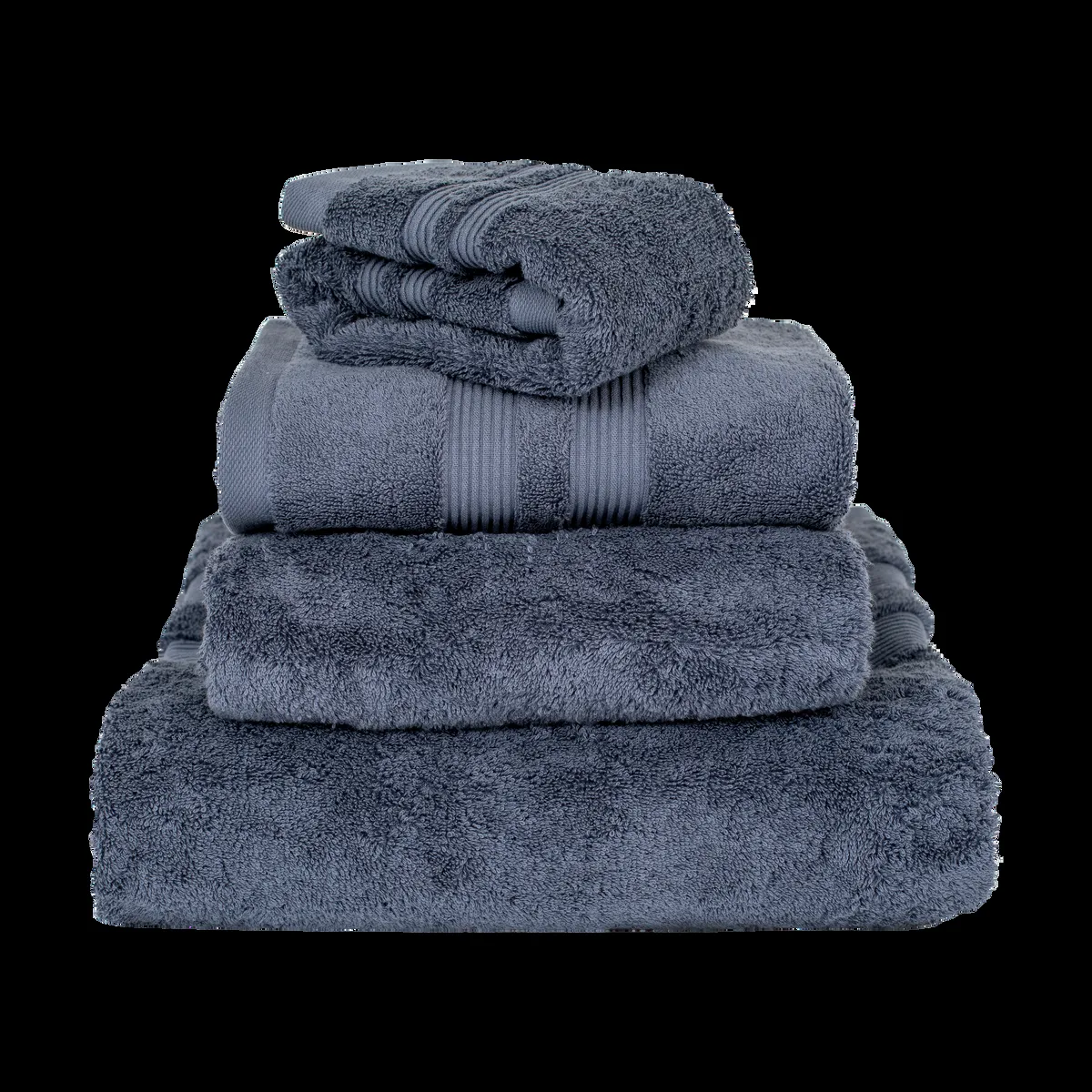 Mille Notti Fontana Handduk EKO Mörkblå, 100x150 cm