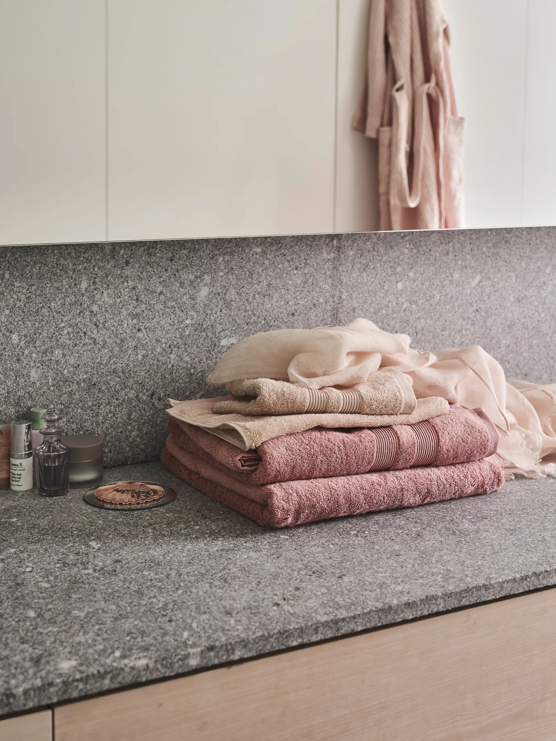 Fontana Handduk EKO, Rosa, 50x70 cm Mille Notti