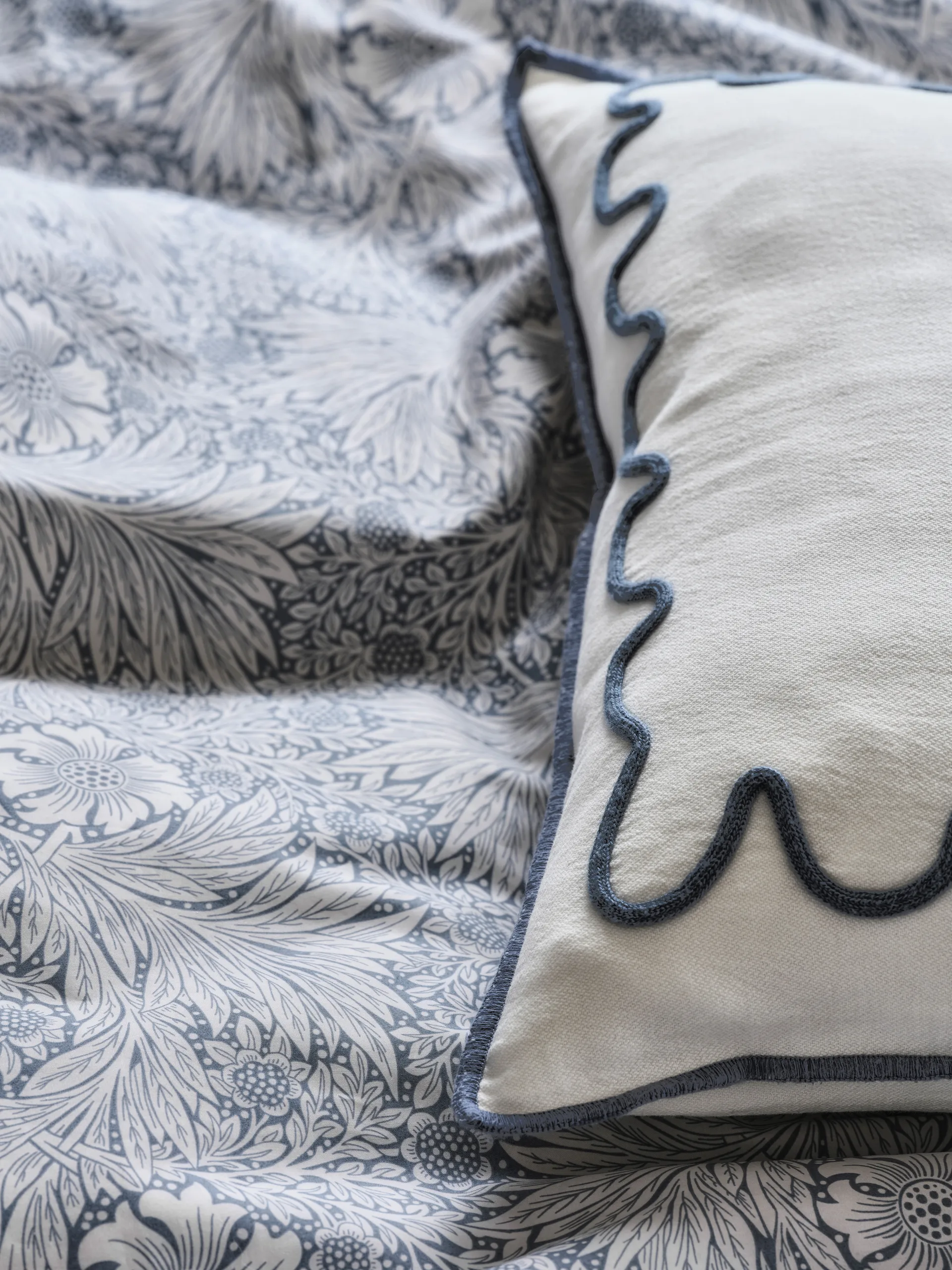 Morris & Co. Marigold Örngott, Blå, 50x90 cm Mille Notti