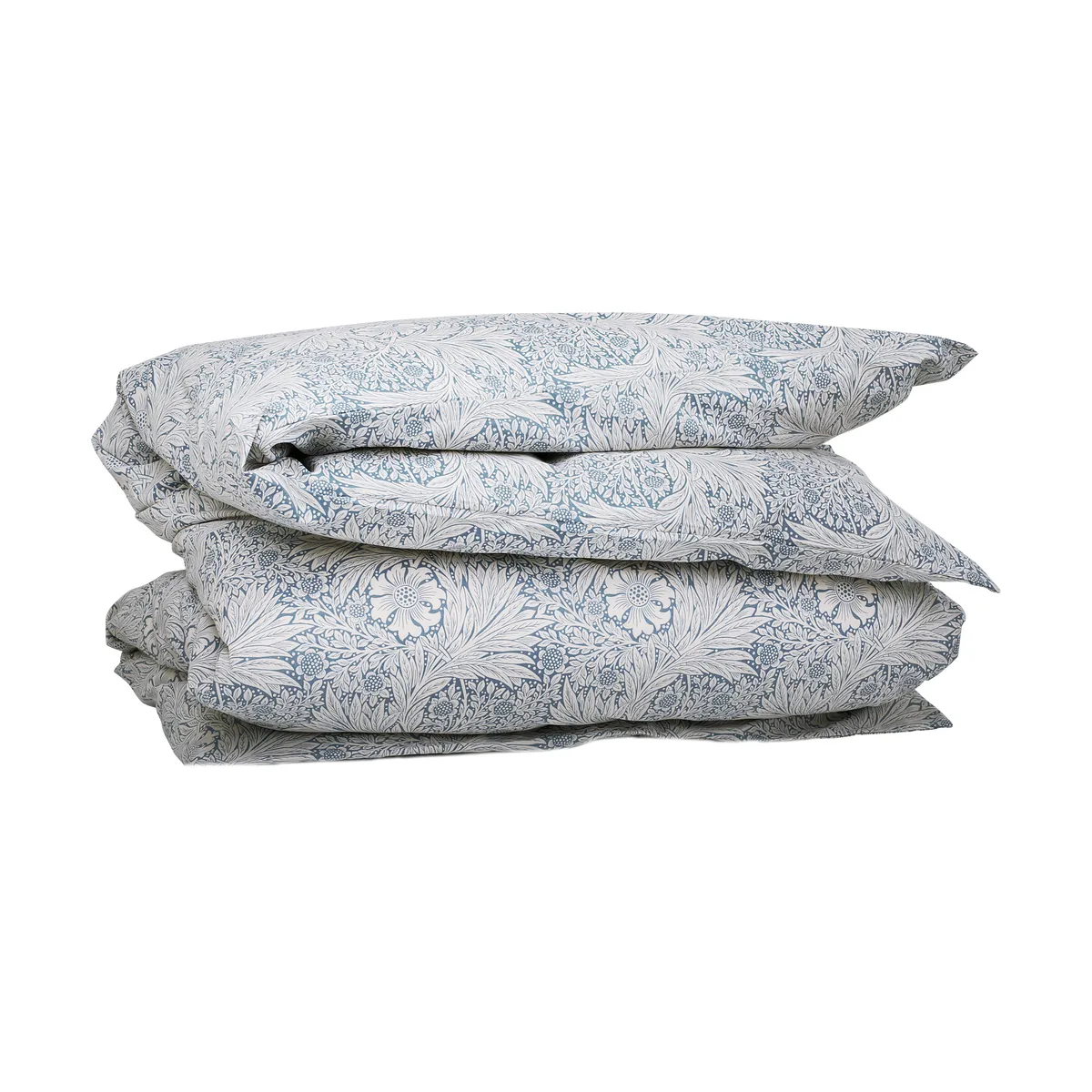 Mille Notti Morris & Co. Marigold Påslakan Blå, 220x220 cm