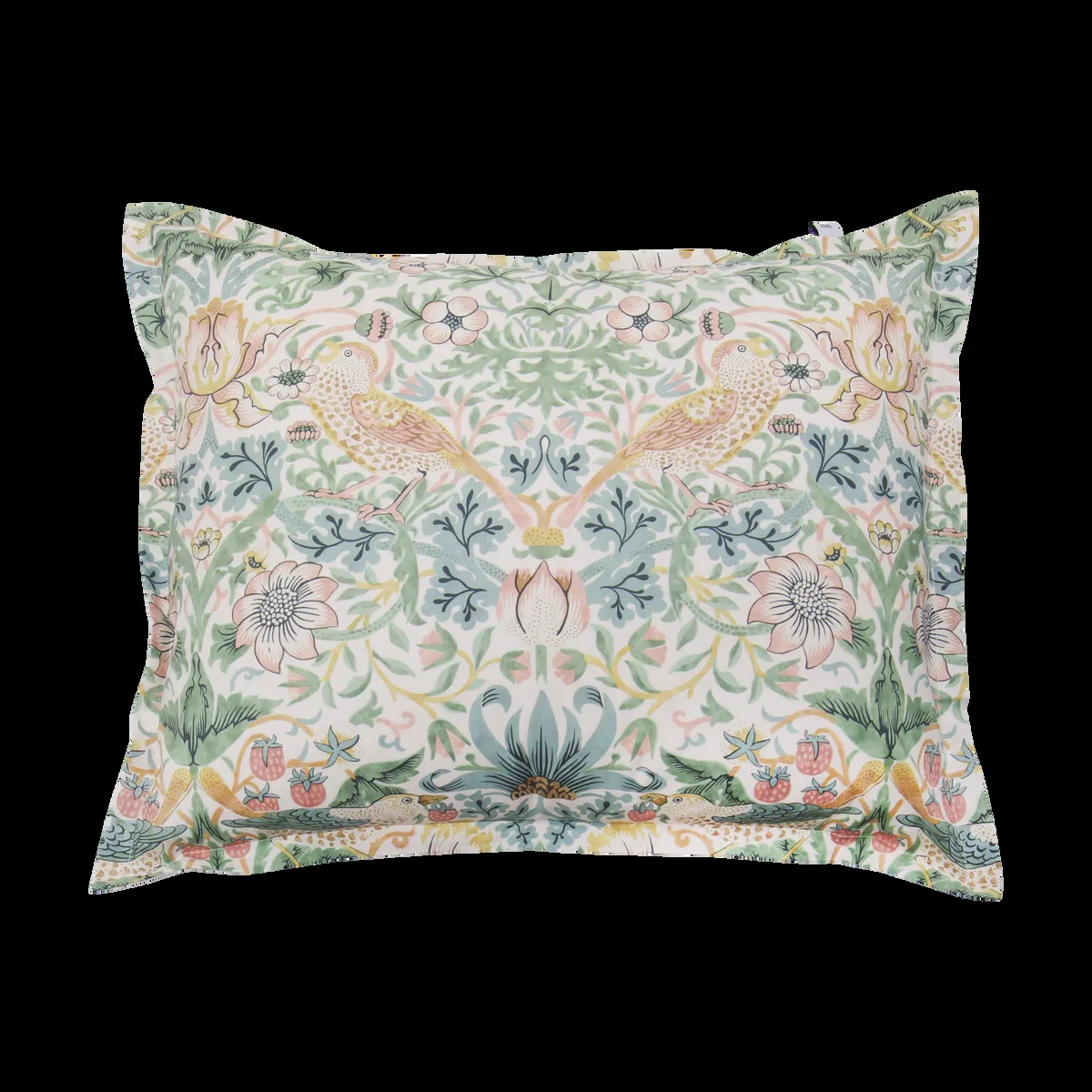 Mille Notti Morris & Co. Strawberry Thief Örngott Grön, 50x60 cm