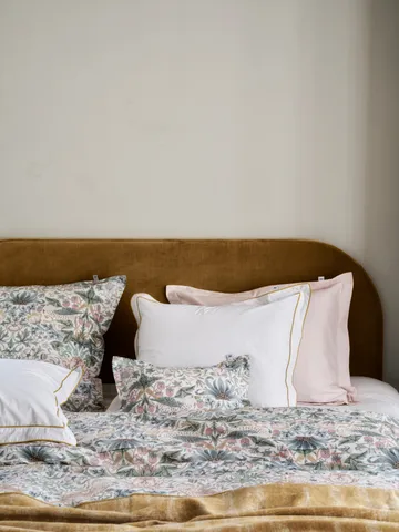 Morris & Co. Strawberry Thief Påslakan - Grön-150x210 cm - Mille Notti