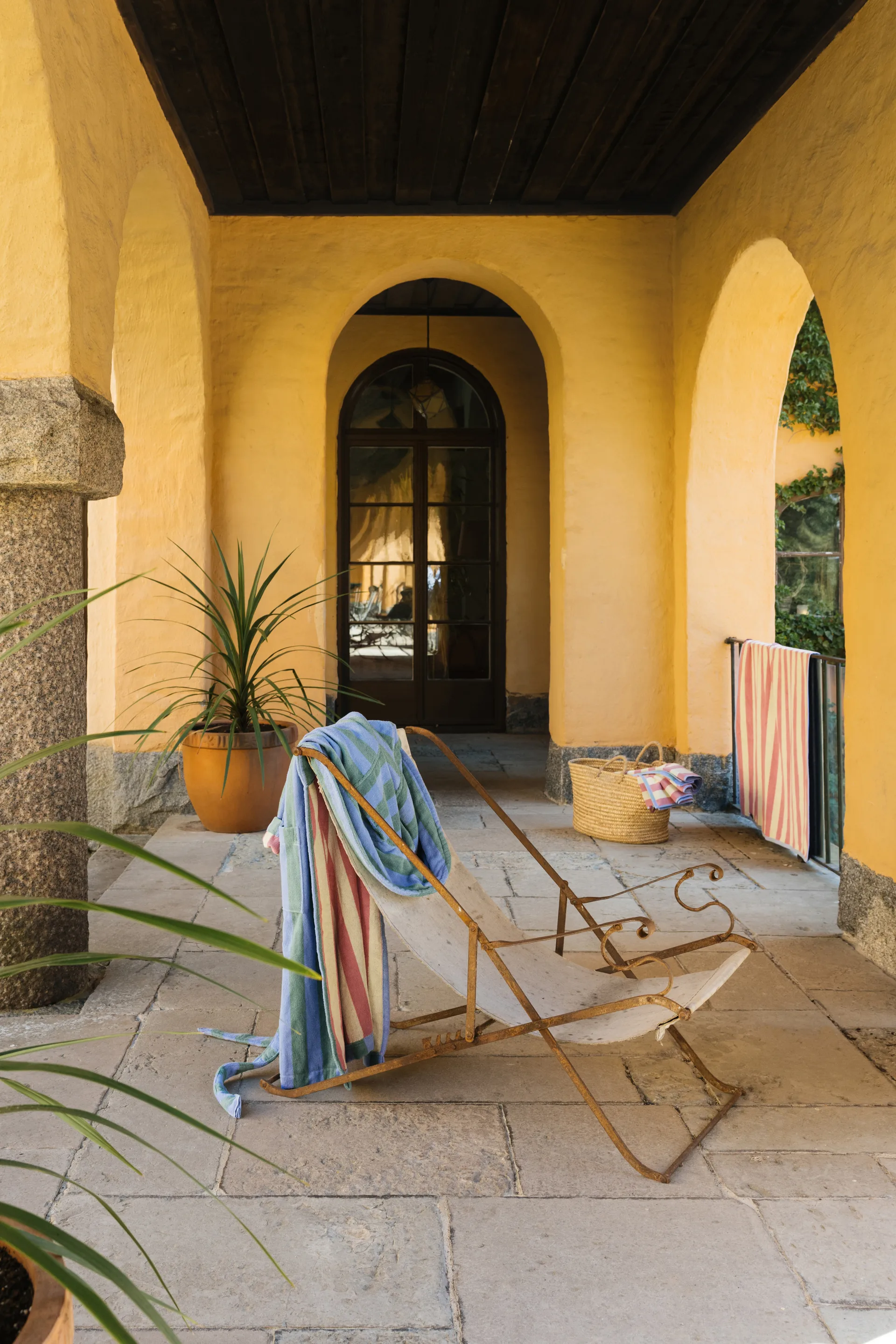 Positano strandbadlakan 100x180 cm, Ljusblå Mille Notti