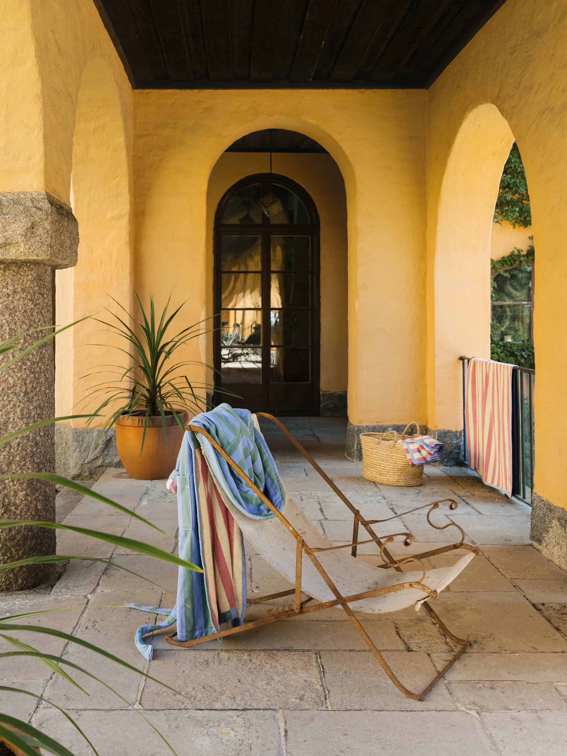 Positano strandbadlakan 100x180 cm, Ljusblå Mille Notti