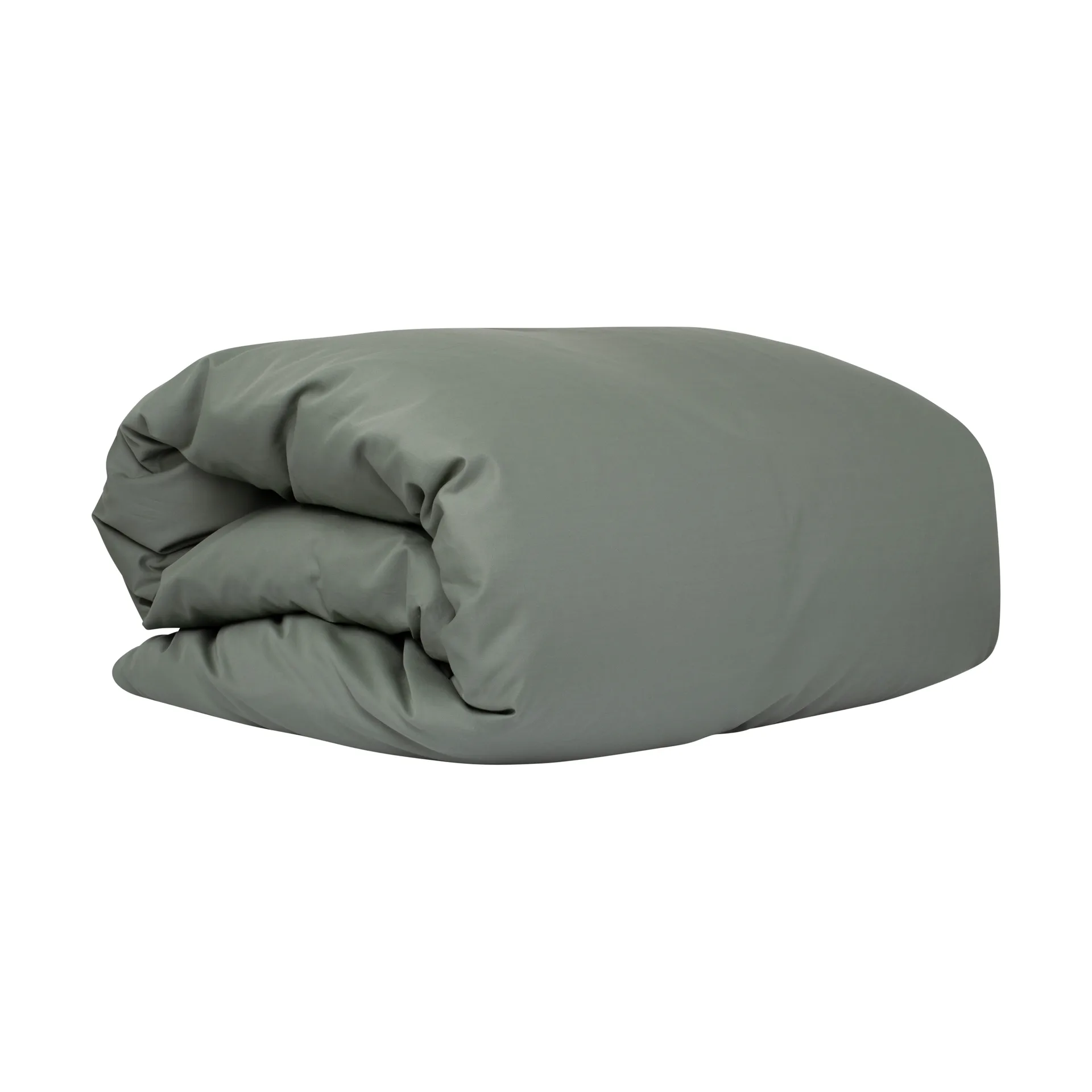 Satina Påslakan, Grön, 220x220 cm Mille Notti