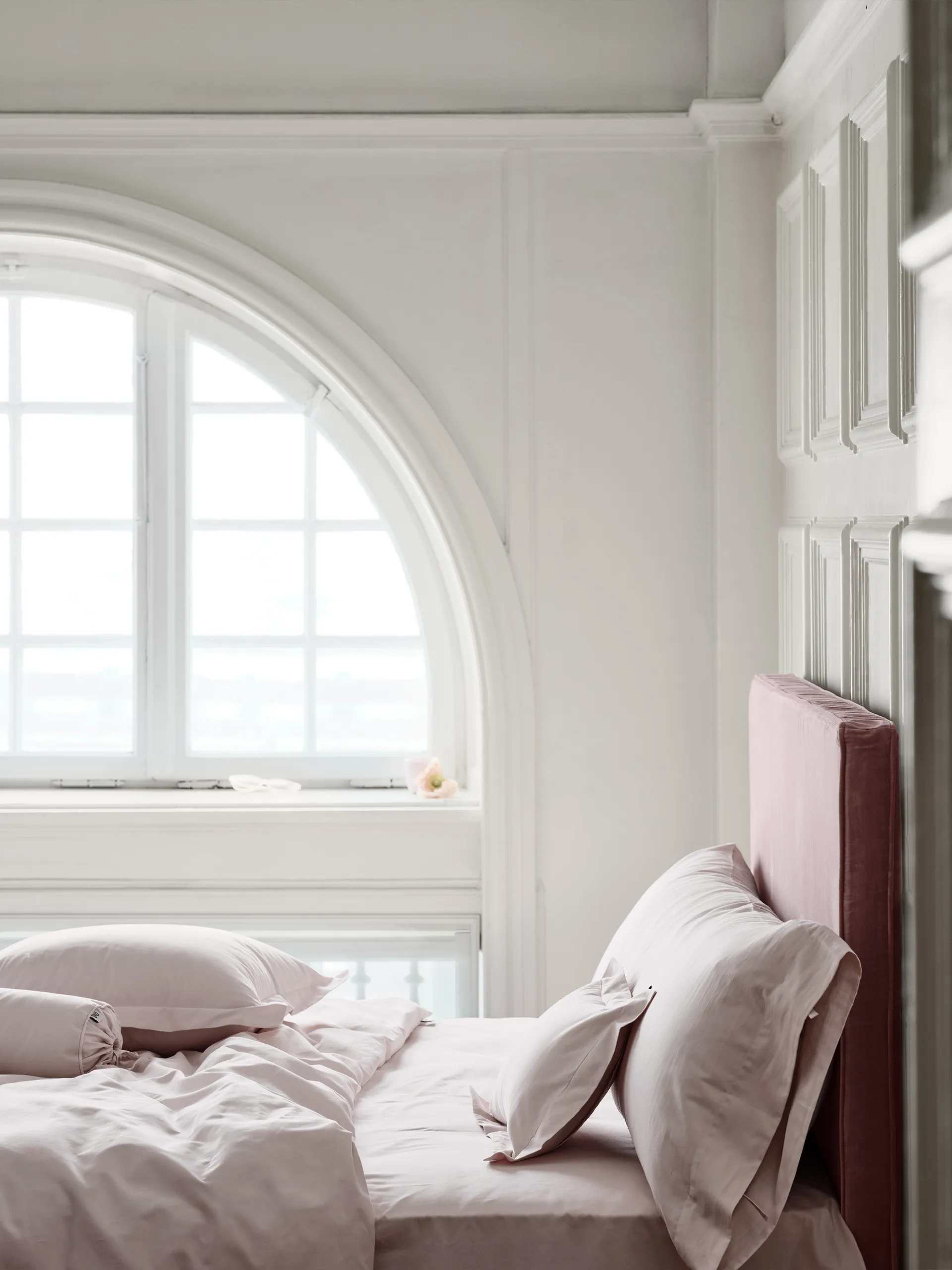 Satina Påslakan, Rosa, 220x220 cm Mille Notti